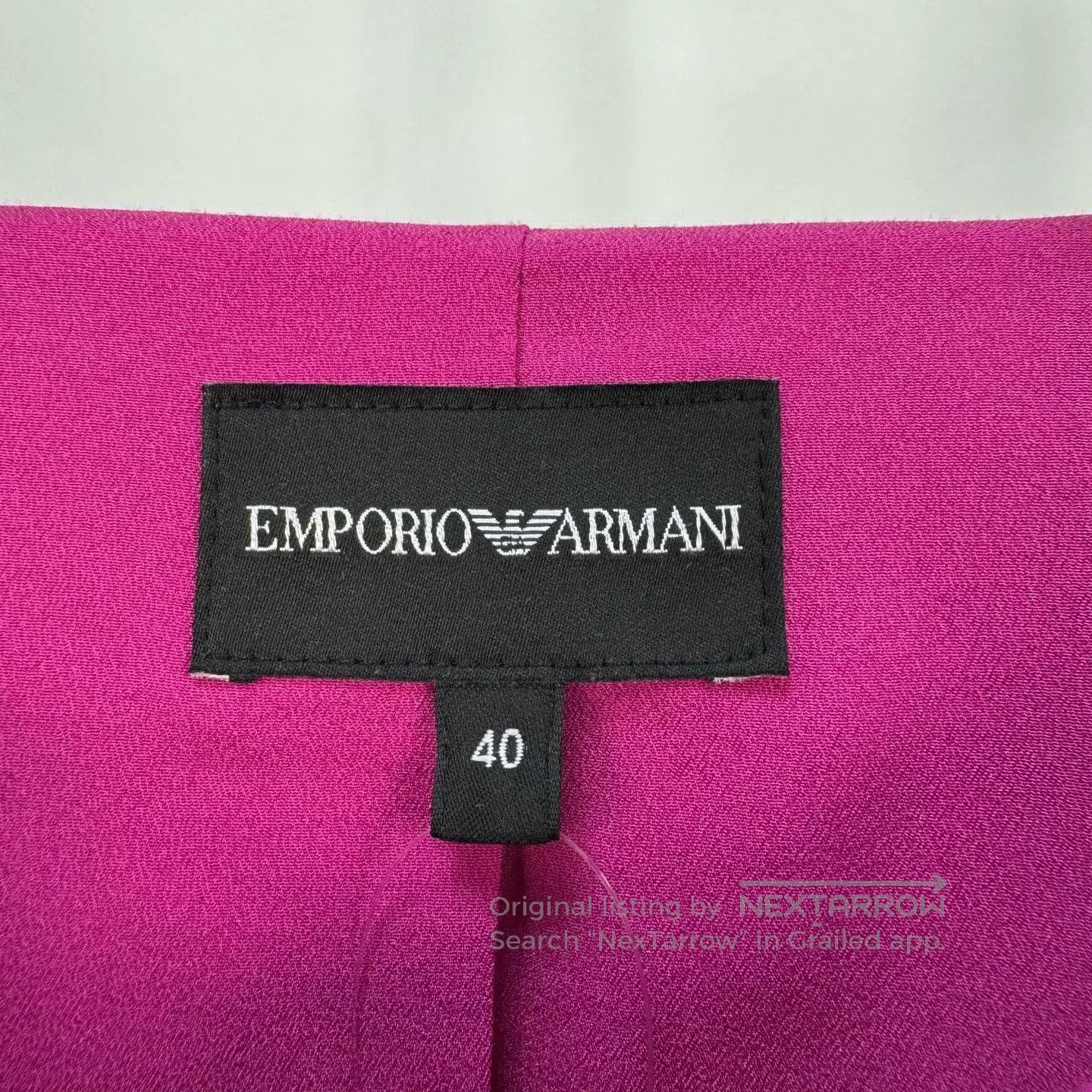 Armani Armani Wool Zip Coat with Pleated Hem. Size S / US 4 / IT 40 - 5 Thumbnail