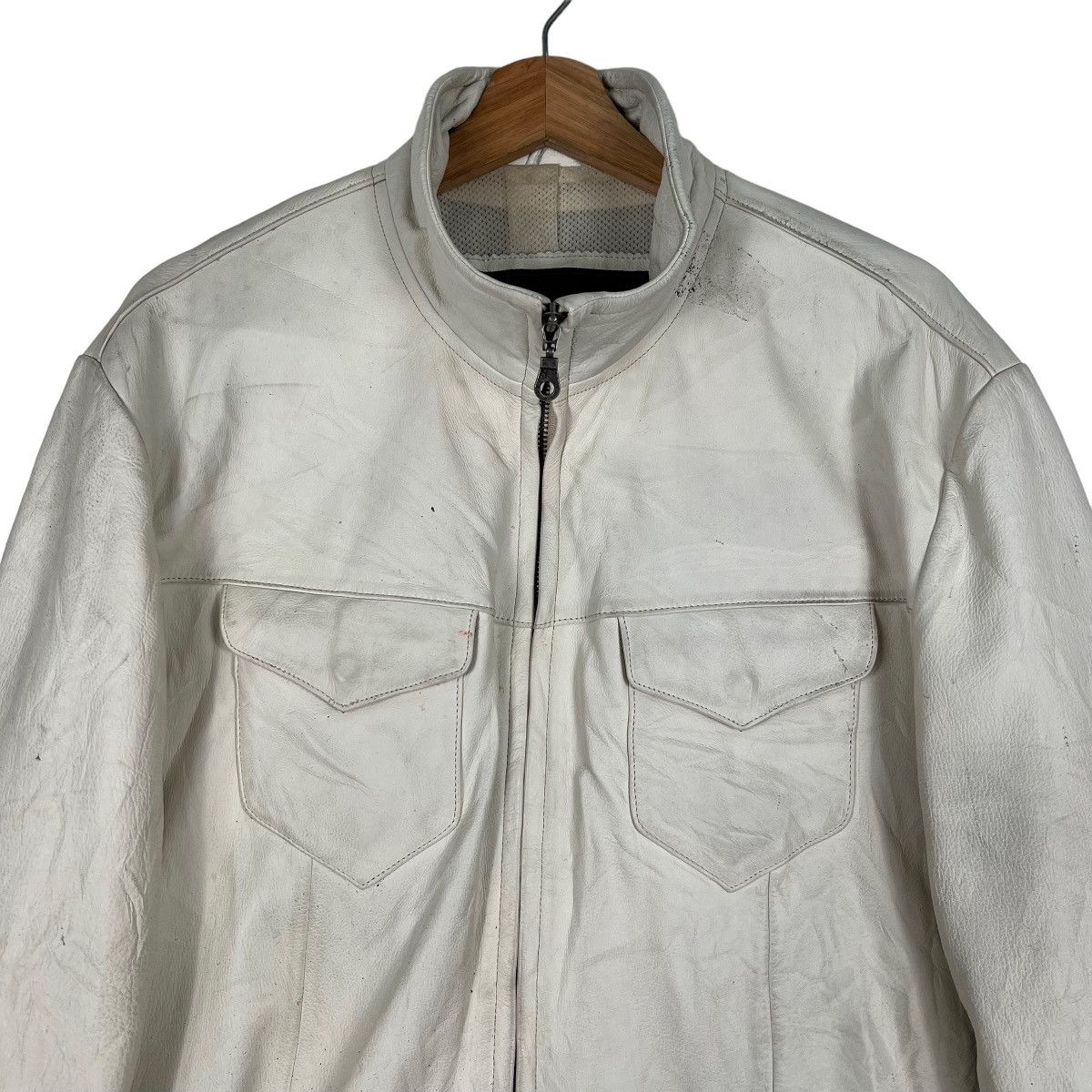 Kadoya 🔥 OUTLAW TOKYO JAPAN LEATHER SHIRT JACKET Size US L / EU 52-54 / 3 - 3 Thumbnail
