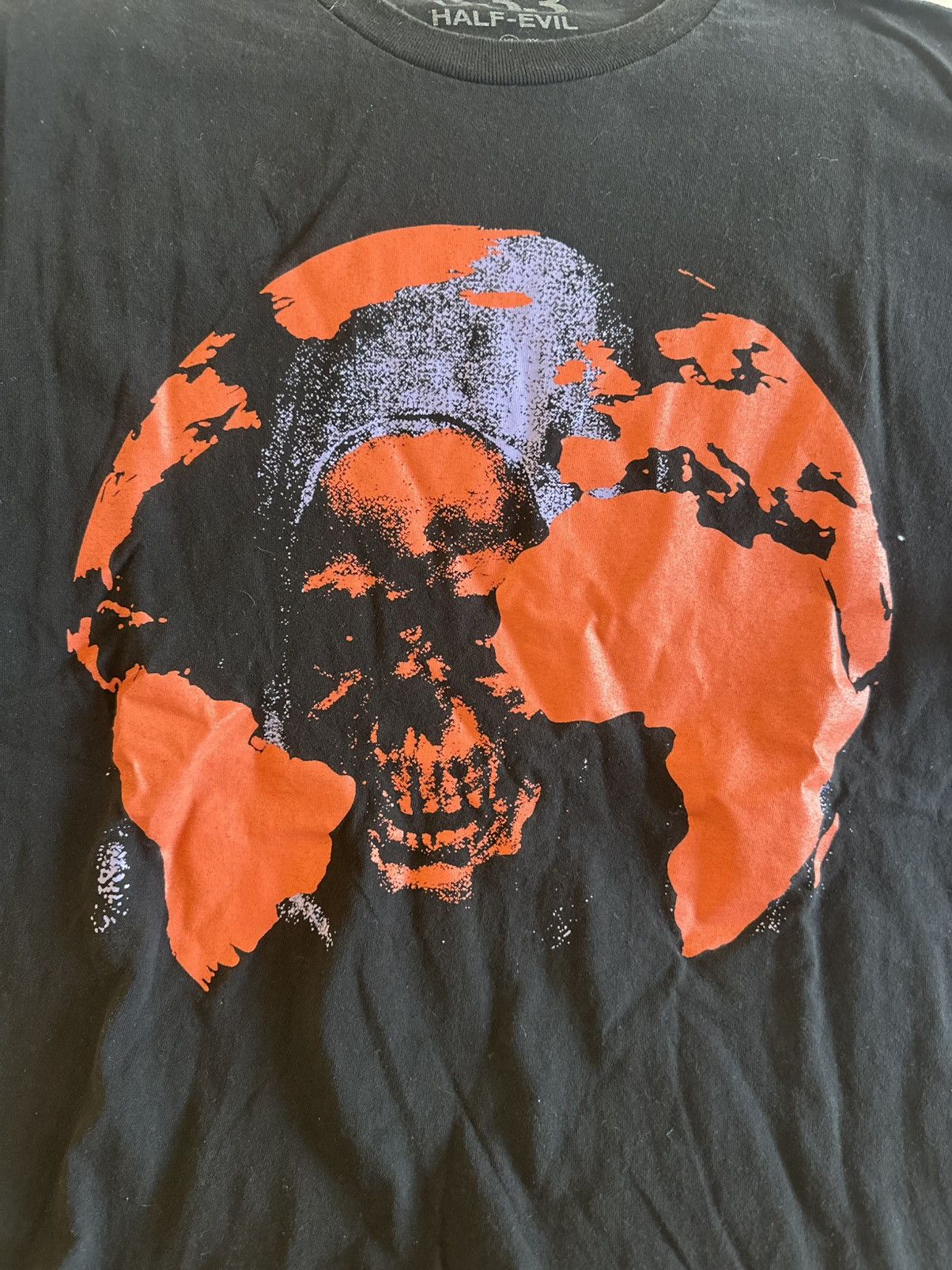 Half Evil Half Evil 4 Year Anniversary Black Skull Earth Red Purple Size US XL / EU 56 / 4 - 2 Thumbnail