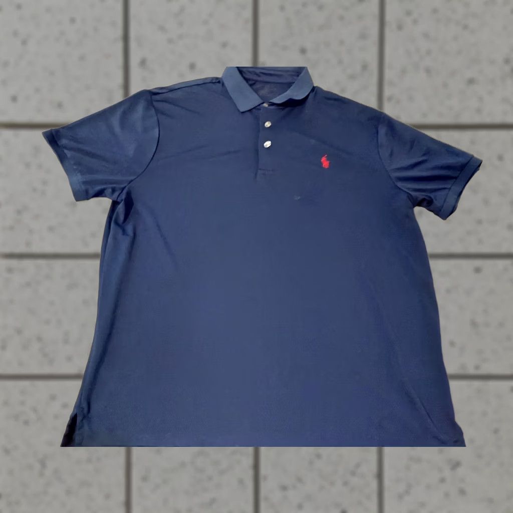 Polo Ralph Lauren Polo Ralph Lauren Performance Polo Shirt XL Mens Navy Blue Size US XL / EU 56 / 4 - 1 Thumbnail