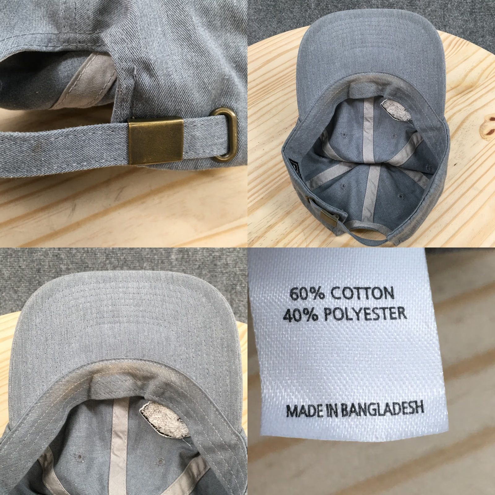 Vintage Richardson Wrestling Baseball Cap Unisex OS Gray Curved Brim Embroidered Logo Cap Size ONE SIZE - 8 Thumbnail