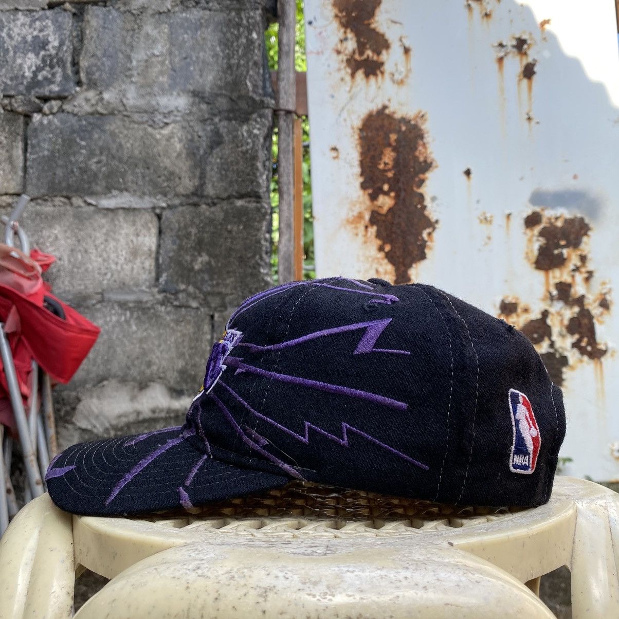 NBA 90’s VINTAGE RARE LA LAKERS COLLISION SNAPBACK BY STARTER Size ONE SIZE - 10 Thumbnail