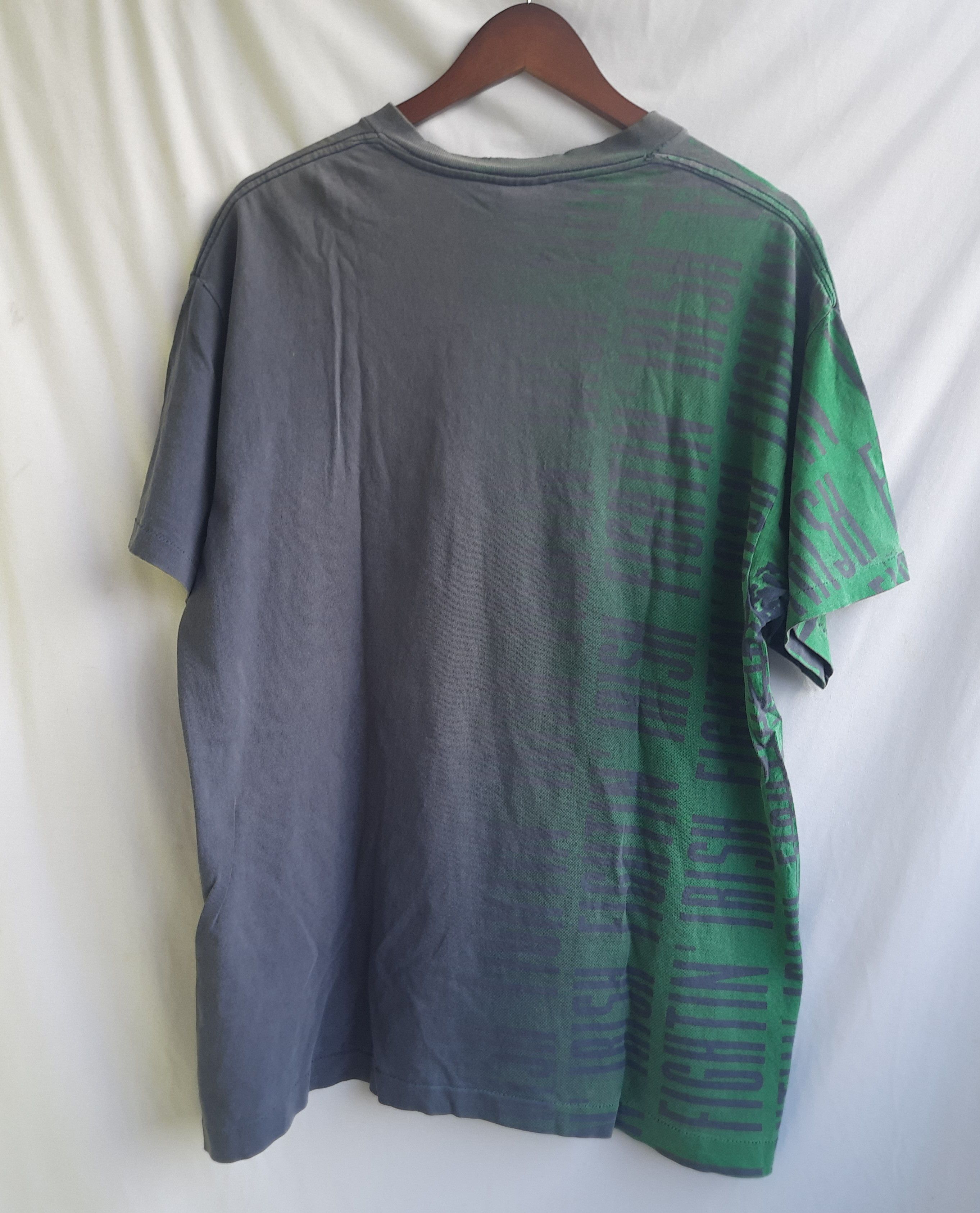 Vintage Distressed 90s Notre Dame AOP T-Shirt Single Stitch Size US L / EU 52-54 / 3 - 2 Thumbnail