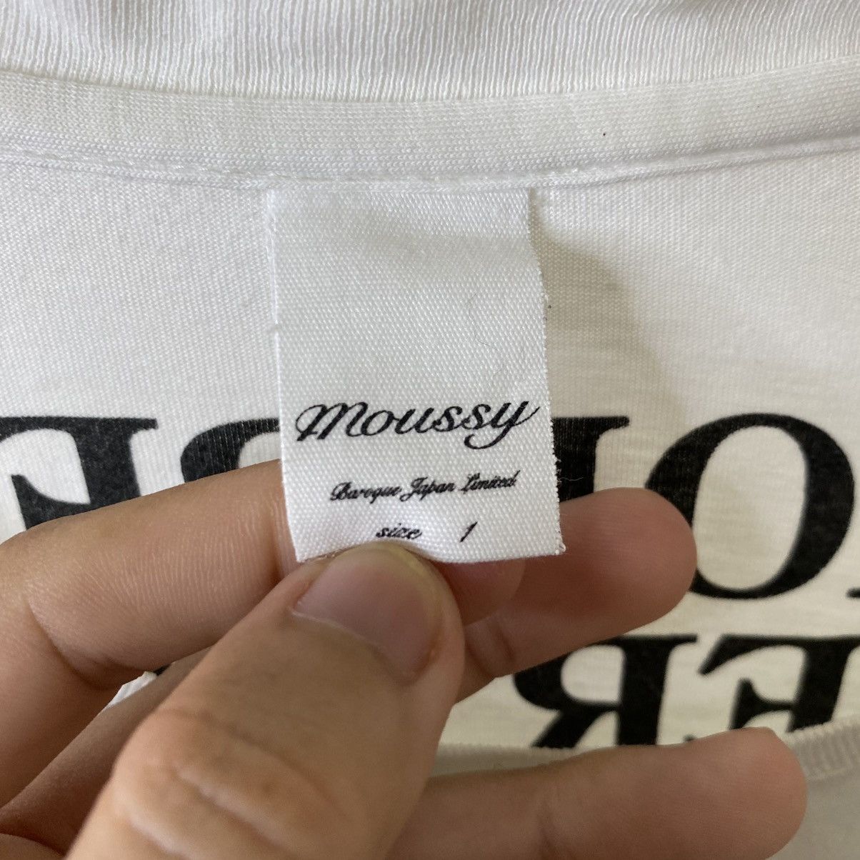 MOUSSY Y2K Moussy Hysterics Glamour Style Cyber Gothic Punk Emo LS Size XS / US 0-2 / IT 36-38 - 3 Thumbnail