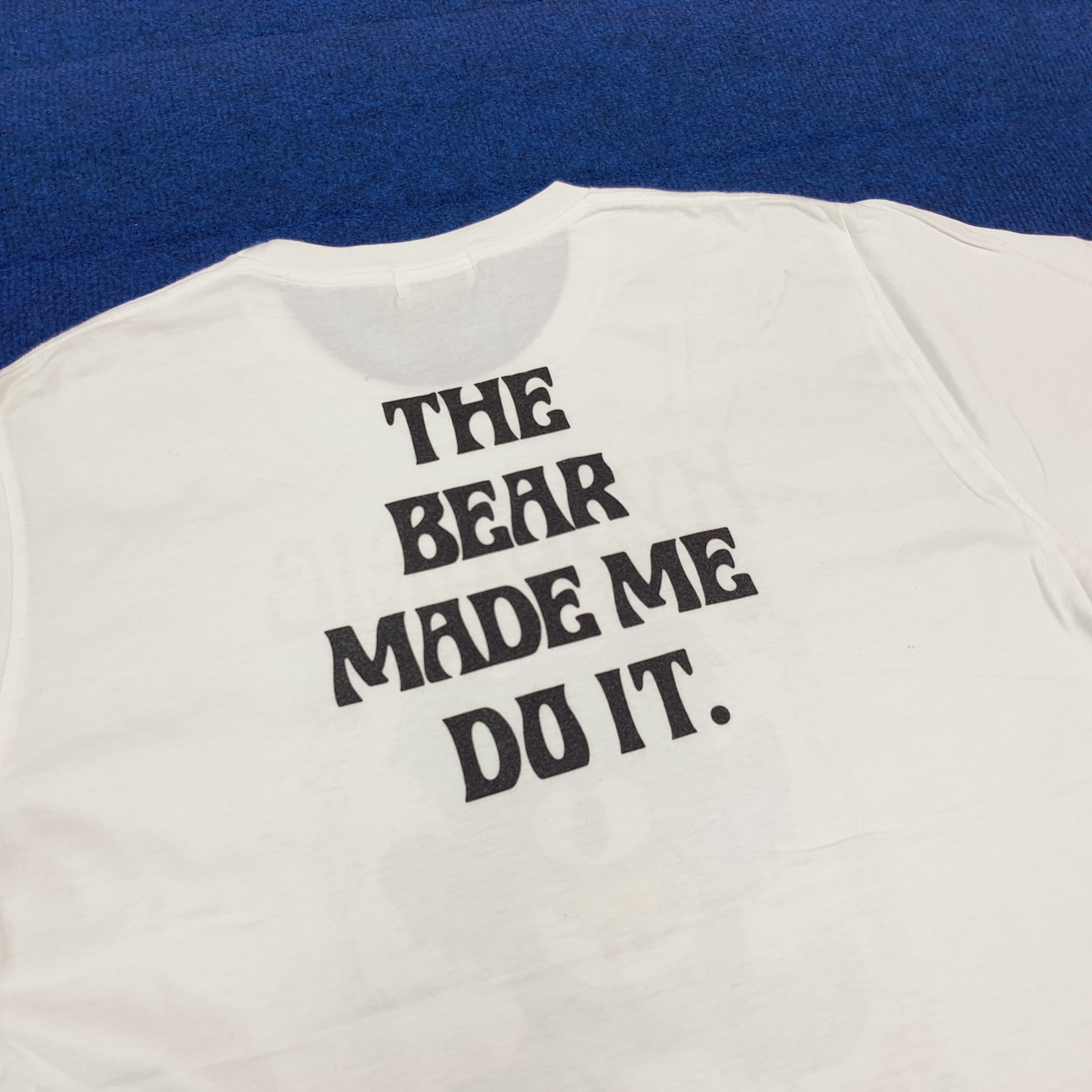 Hysteric Glamour Vintage Hysteric Glamour Japan Bear Graphic Tee C294N41 Size US L / EU 52-54 / 3 - 4 Thumbnail