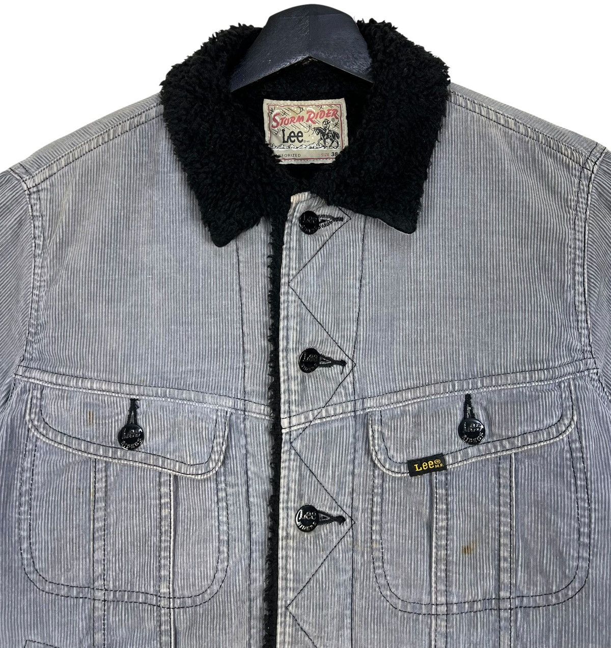 Lee Vintage Lee Storm Rider Corduroy Sherpa Jacket Size US M / EU 48-50 / 2 - 6 Thumbnail