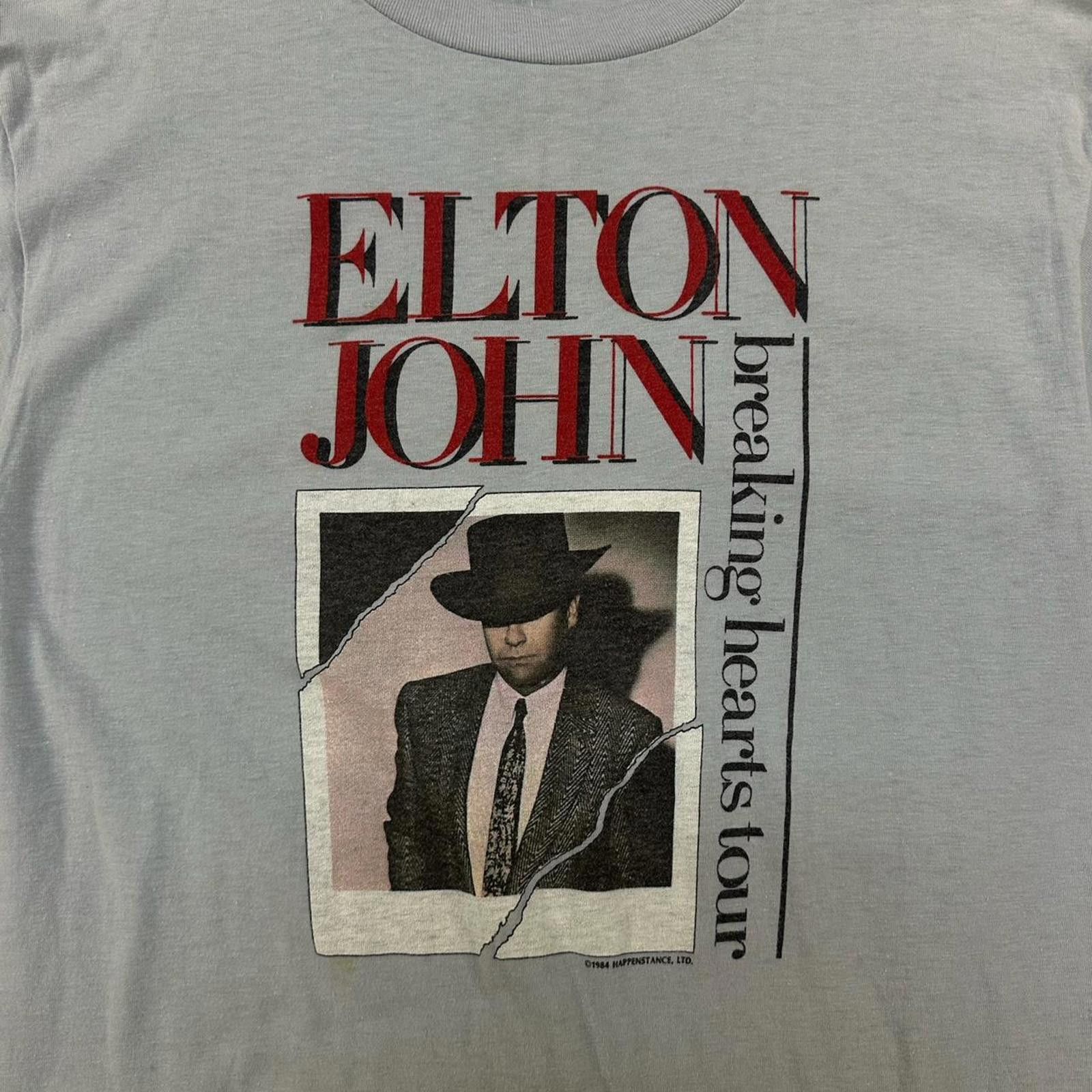 Band Tees 1984 Elton John Tour Tee Size US M / EU 48-50 / 2 - 3 Thumbnail