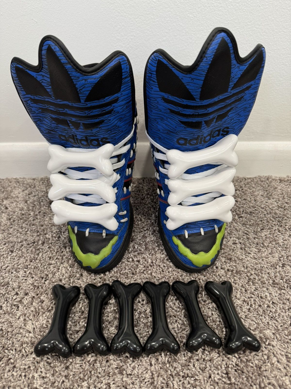 Jeremy Scott 2 sets of Adidas Jeremy Scott Bones Size ONE SIZE - 1 Thumbnail