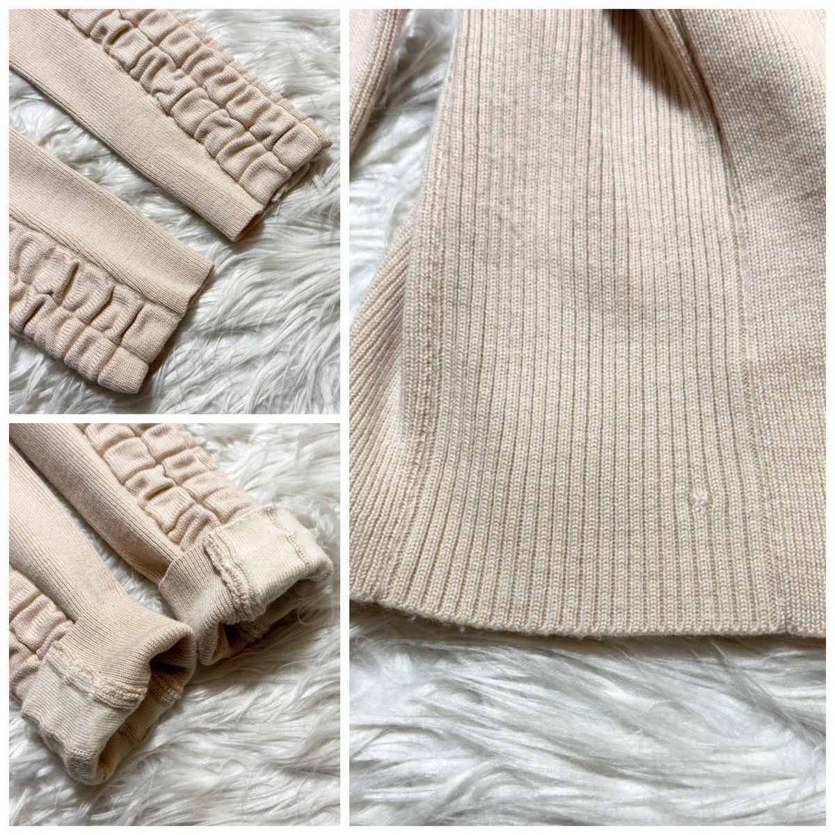 Chanel Authentic Chanel Matelassé Turtleneck Sweater Size S / US 4 / IT 40 - 4 Thumbnail