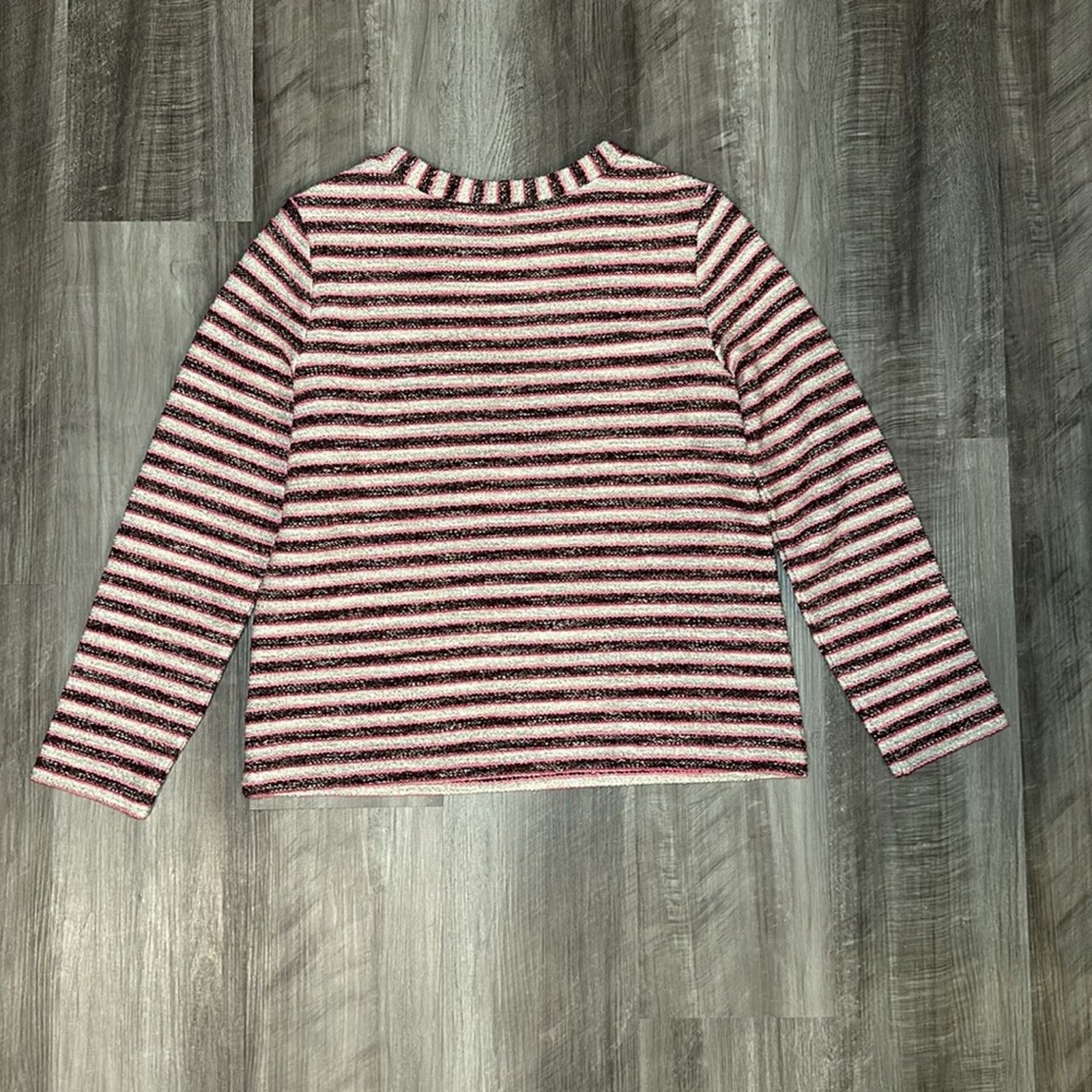 Tory Burch Tory Burch Long Sleeve Knit Sweater Top - Medium Size M / US 6-8 / IT 42-44 - 2 Thumbnail