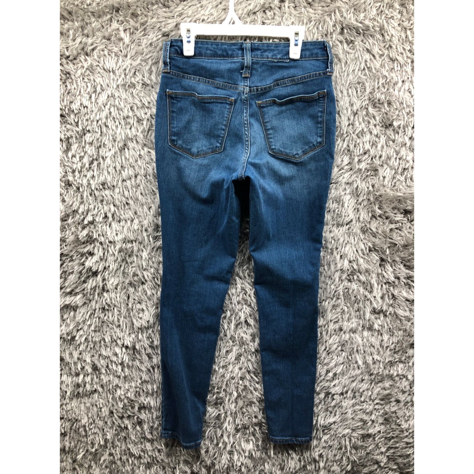 Vintage Universal Thread High Rise Jegging Jeans Dark Wash Blue Denim Size 4/27 Womens Size 27" / US 4 / IT 40 - 5 Thumbnail