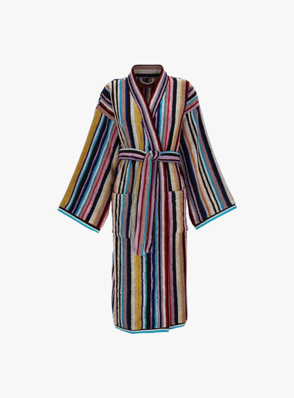 Missoni o1mle0925 Unisex Chandler Standard Long Coat in Multicolor Size US L / EU 52-54 / 3 - 1 Thumbnail