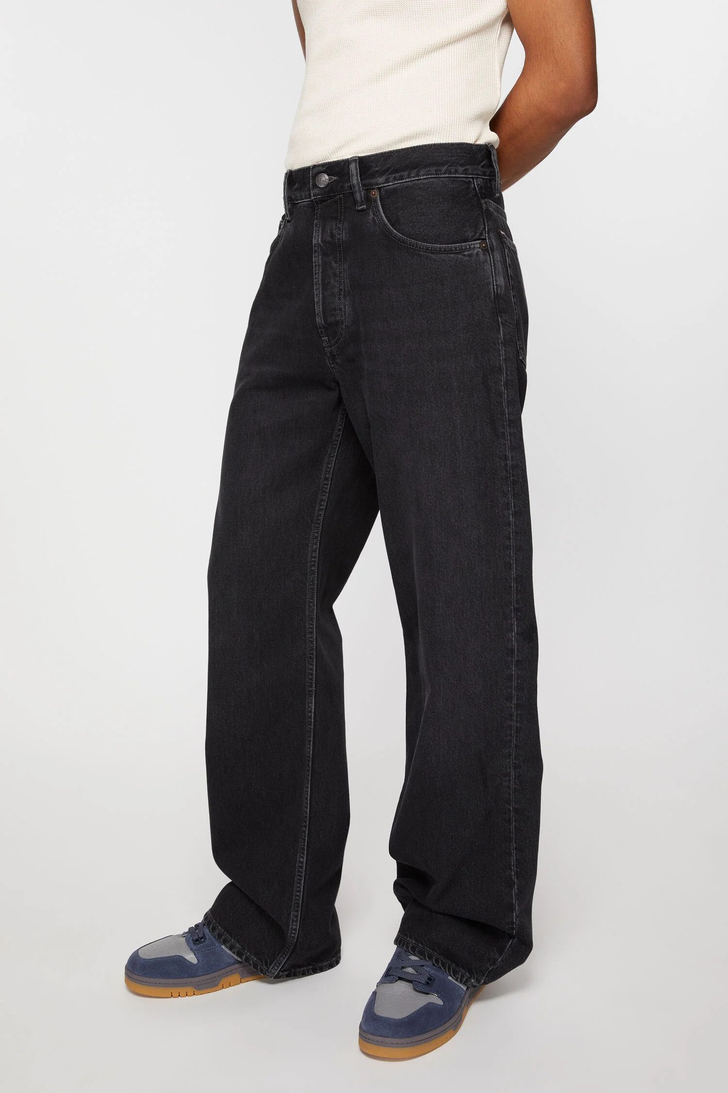 Acne Studios 2021M Vintage Black Loose Fit Jeans 31/34 | Grailed