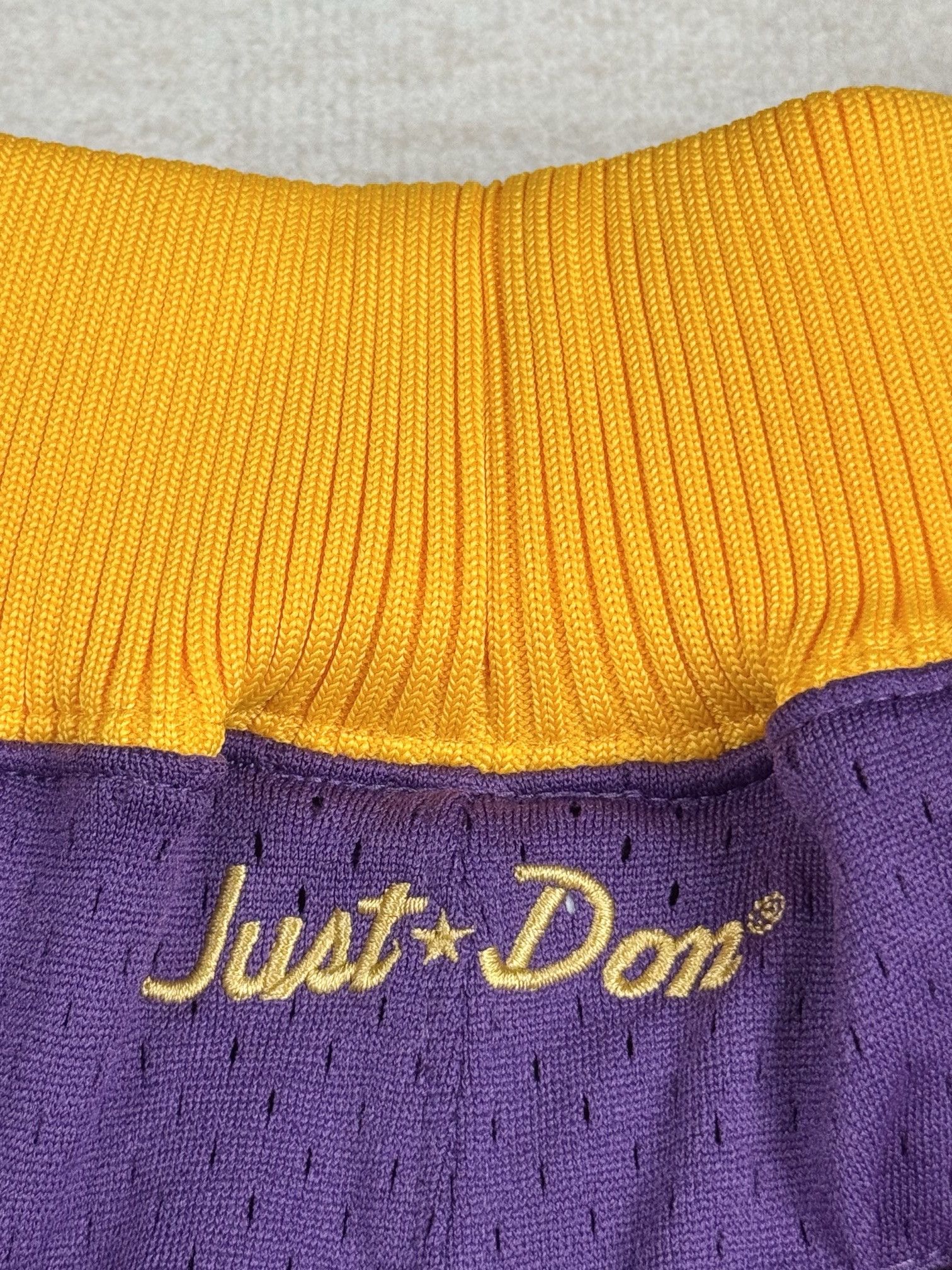 Just Don × Mitchell & Ness lakers shorts Size US 32 / EU 48 - 13 Thumbnail