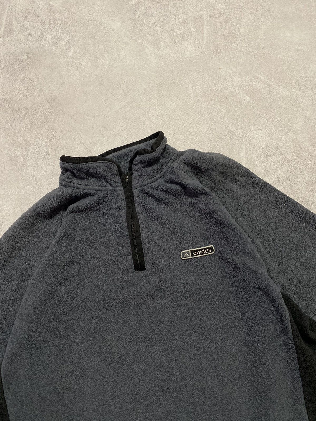 Adidas !! Vintage 80s Adidas 1/4 zip sweatshirt oversize Streetwear Size US S / EU 44-46 / 1 - 3 Thumbnail
