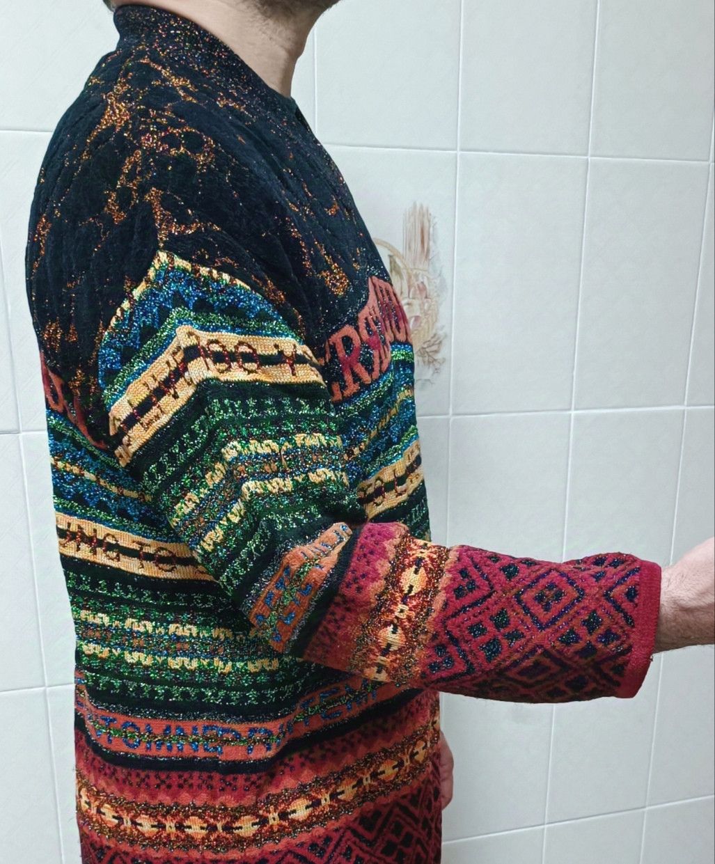 Jean Paul Gaultier Lurex oversize sweater Size US S / EU 44-46 / 1 - 3 Thumbnail