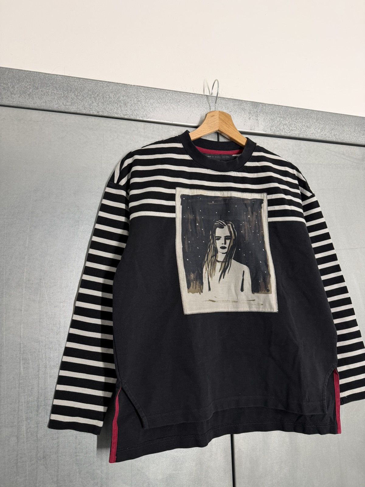 Marc by Marc Jacobs Marc By Marc Jacobs Monochrome Dreamy Rhea Sweatshirt Size XS / US 0-2 / IT 36-38 - 2 Thumbnail