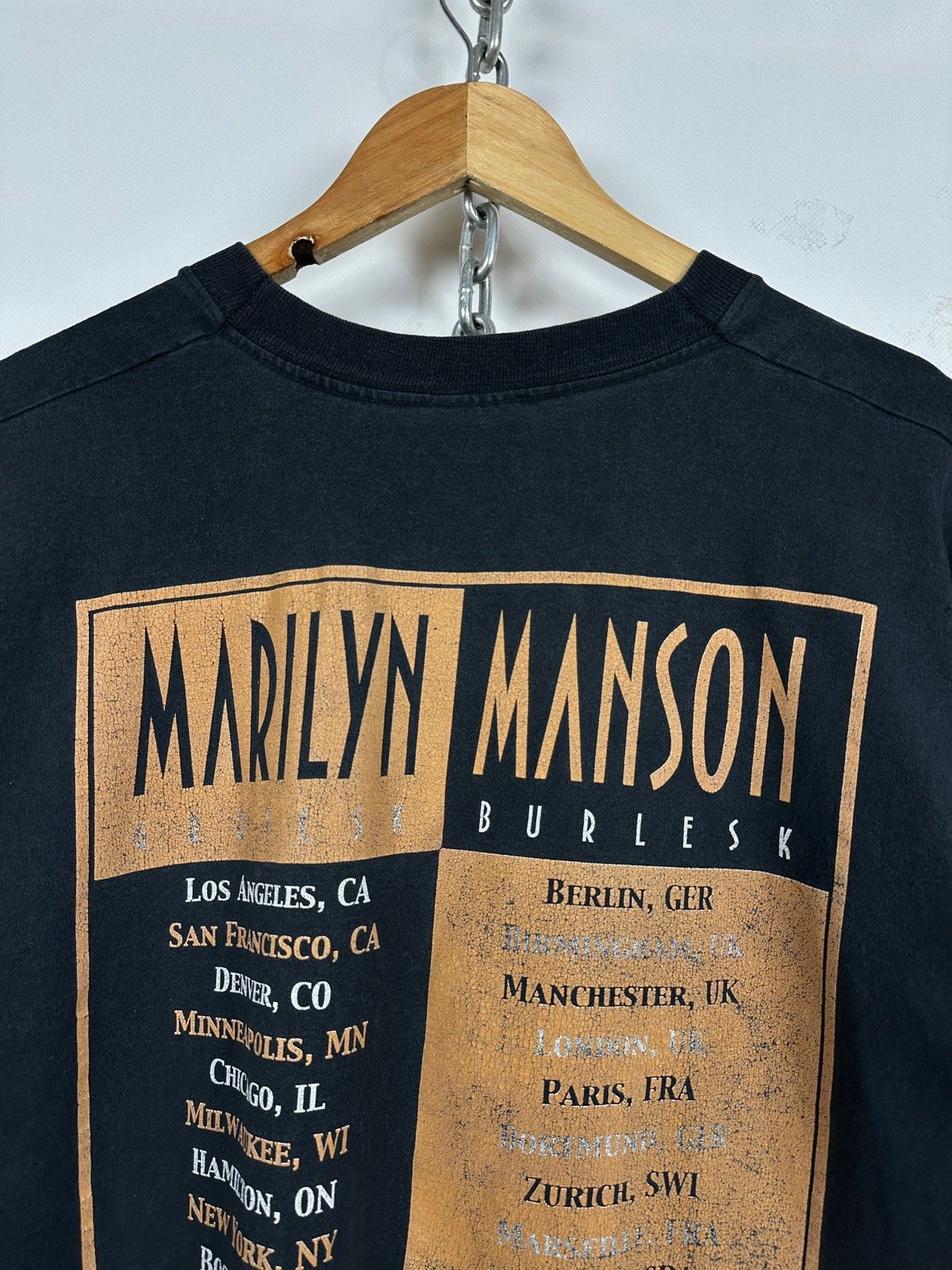 Band Tees 2003 Vintage Marilyn Manson The Golden Age of Grotesque Size US L / EU 52-54 / 3 - 15 Thumbnail