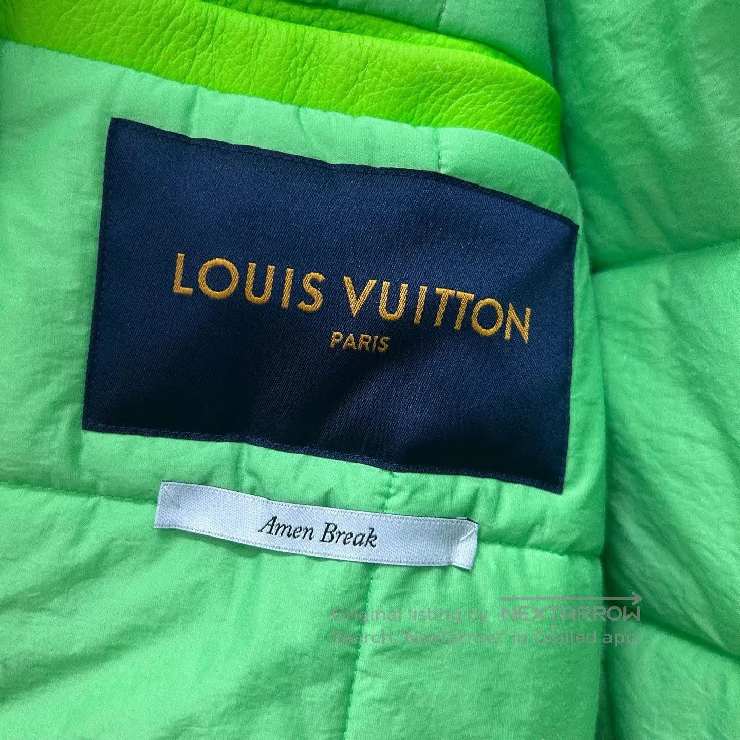 Louis Vuitton louis vuitton fluorescent green baseball jacket. Size US M / EU 48-50 / 2 - 5 Thumbnail