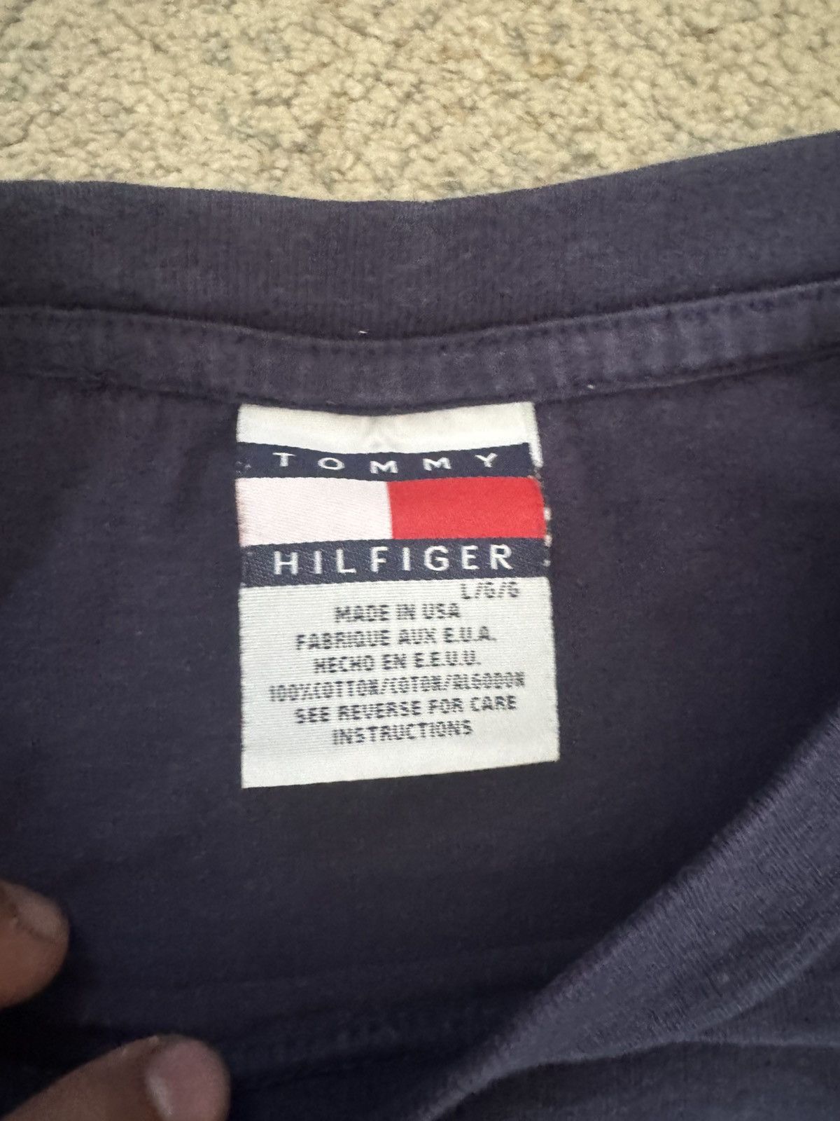 Tommy Hilfiger Vintage Tommy Hilfiger Tee Size US L / EU 52-54 / 3 - 4 Thumbnail