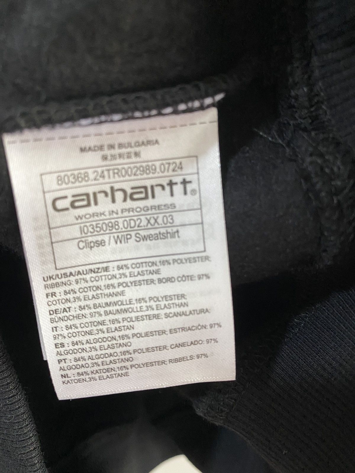 Carhartt Wip Carhartt WIP x Clipse Let God Sort'em Out sweatshirt XL new Size US XL / EU 56 / 4 - 11 Thumbnail