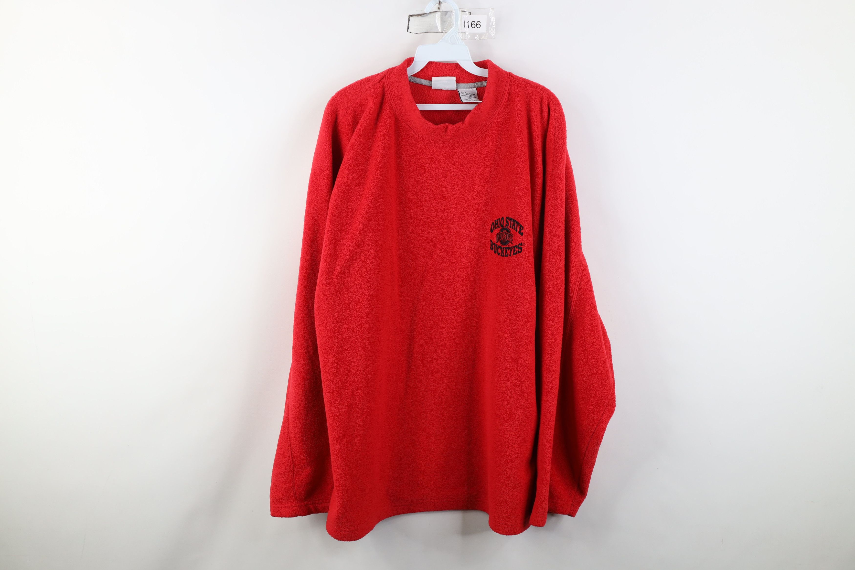 Vintage Vintage 90s Ohio State University Fleece Crewneck Sweater Size US XXL / EU 58 / 5 - 1 Thumbnail