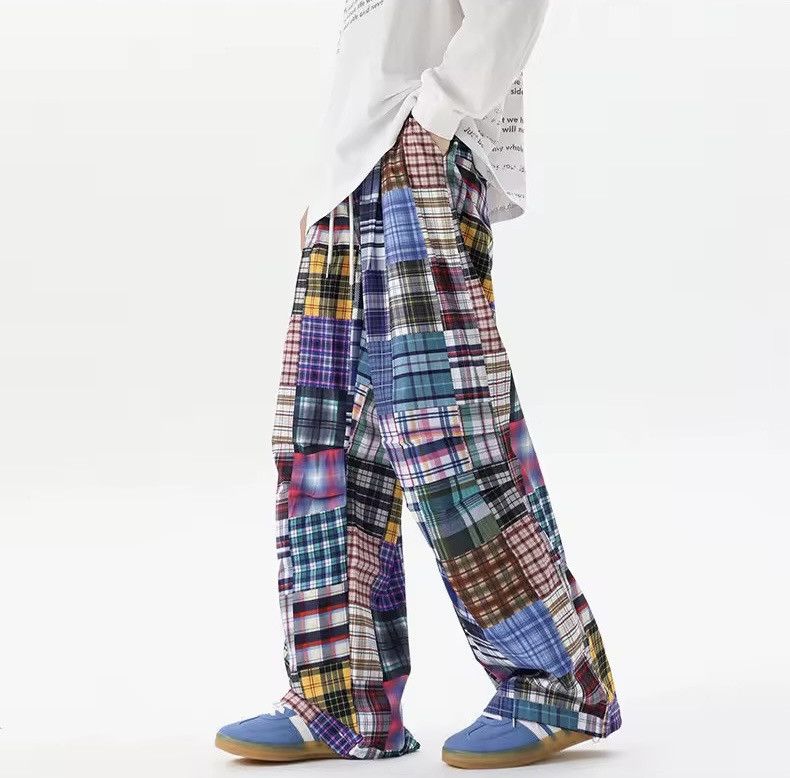 Other Patchwork Streetwear Baggy Designer Loose Summer Pants Size US 30 / EU 46 - 6 Thumbnail