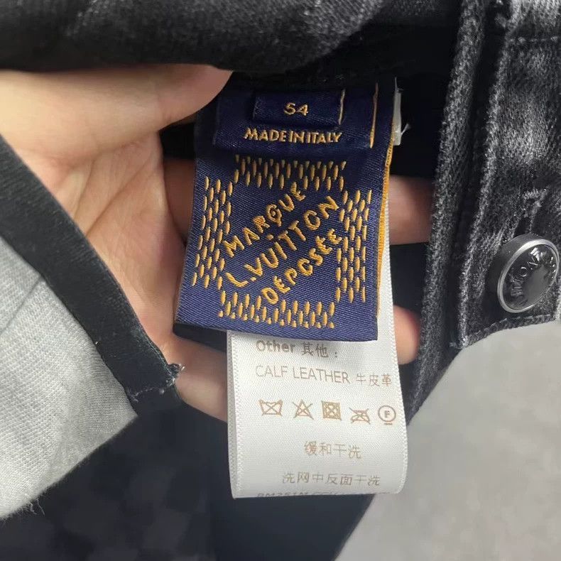 Louis Vuitton Louis Vuitton Black Checkered Denim Jacket-2506 Size US L / EU 52-54 / 3 - 4 Thumbnail