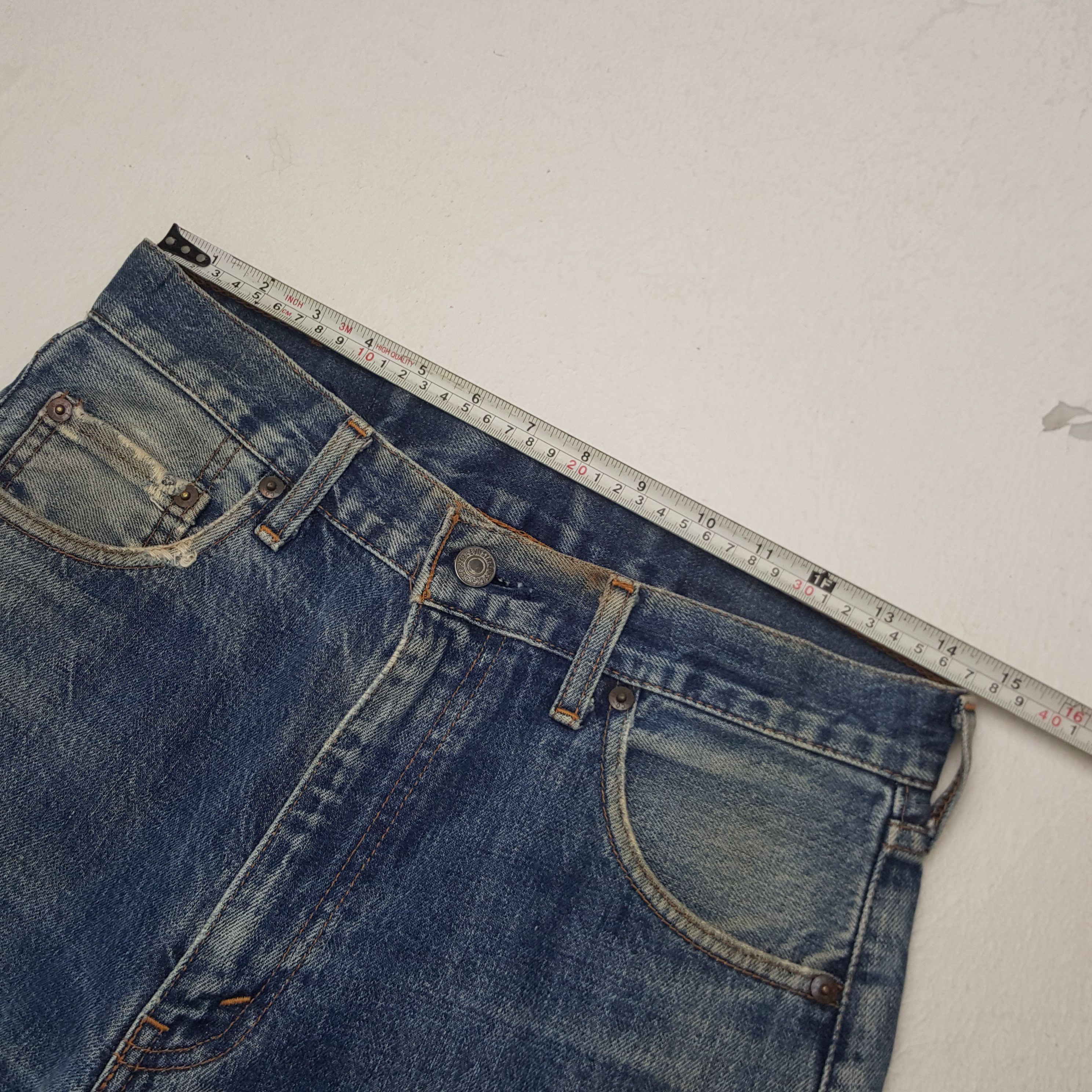 Levi's × Vintage Vintage Levi's Japan Selvedge Distressed Denim Jeans Size US 29 - 7 Thumbnail