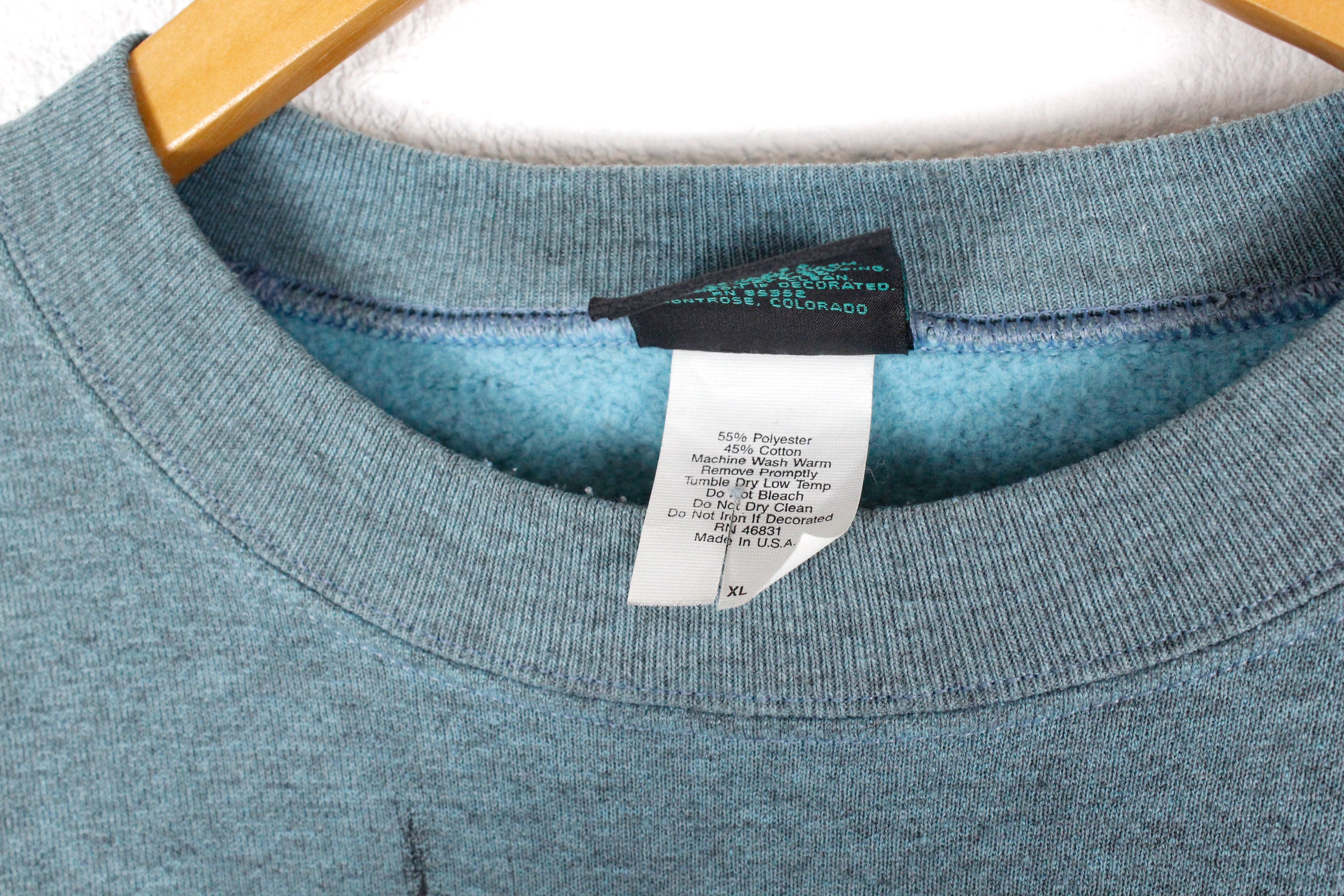 Habitat Vintage Habitat Wolfs Full Printed Sweatshirt XL USA 90s Size US XL / EU 56 / 4 - 6 Thumbnail