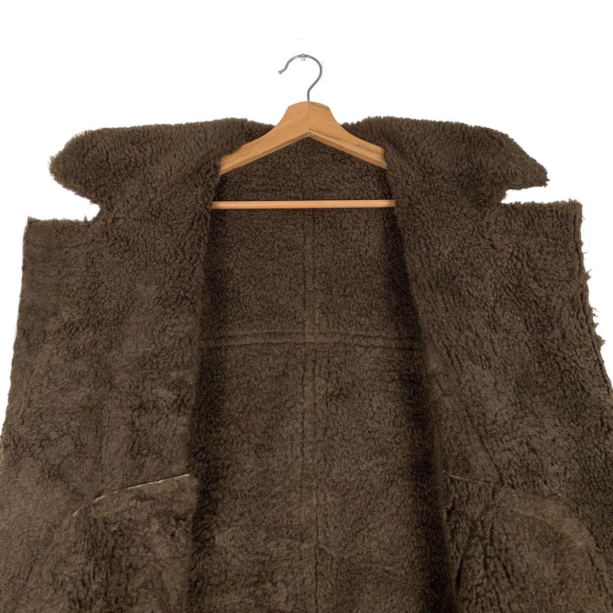 Japanese Brand MURUA Asymmetrical Sherpa Jacket #0506-C23 Size US S / EU 44-46 / 1 - 12 Thumbnail