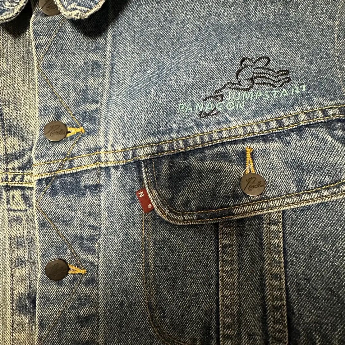 Needles Rebuild By Needles Denim Jacket Size US L / EU 52-54 / 3 - 3 Thumbnail