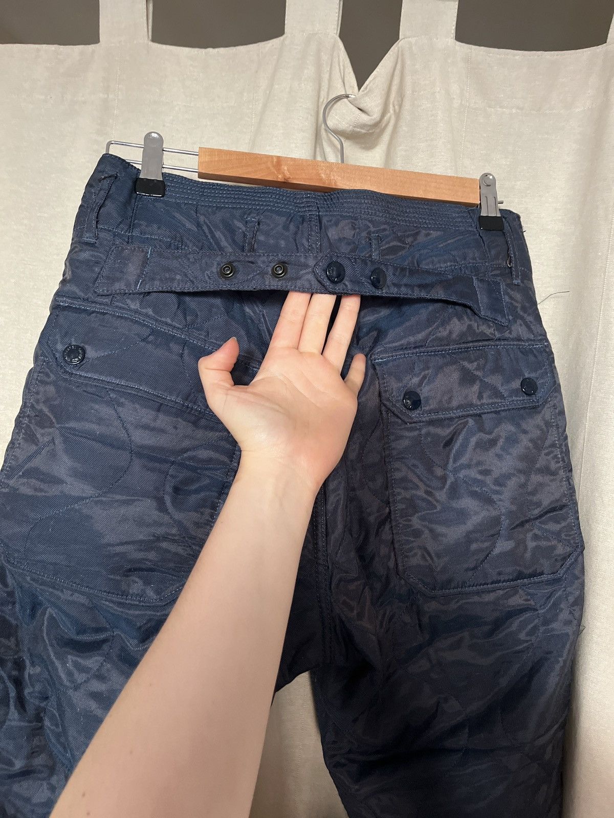 Engineered Garments Engineered Garments size 30 E-1 Quilted Twill Lining Pants Size US 30 / EU 46 - 7 Thumbnail