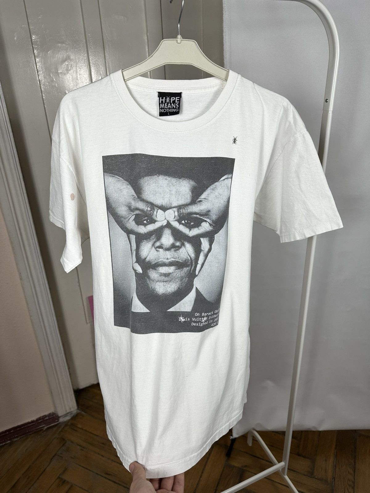 Hype Means Nothing Hype Means Nothing Obama Face T Shirt Size US L / EU 52-54 / 3 - 8 Thumbnail