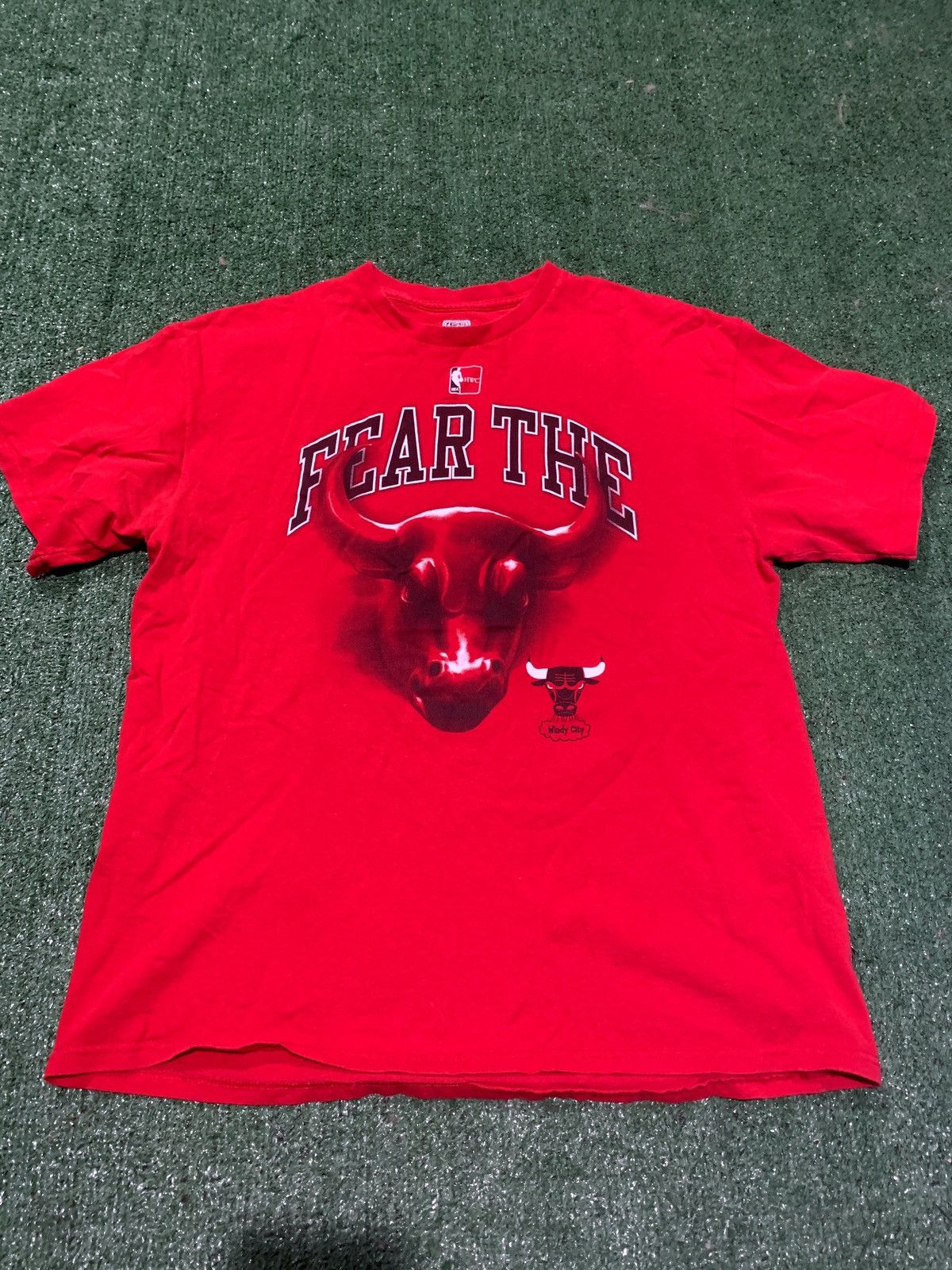 NBA × Vintage 90’s VTG Chicago Bulls T Shirt Size US XL / EU 56 / 4 - 1 Thumbnail
