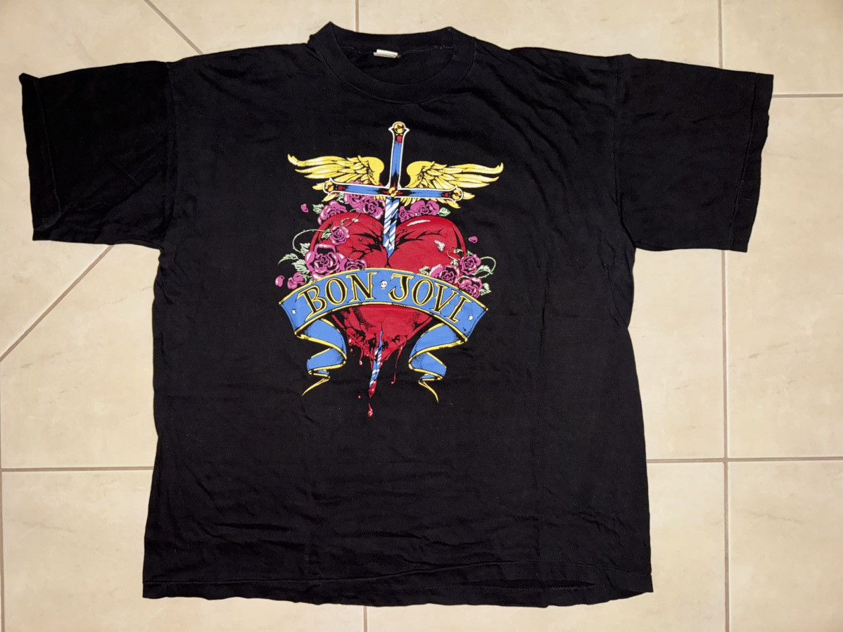 Other Vintage Bon Jovi 00s t shirt men 2 sided graphic Size US XL / EU 56 / 4 - 1 Thumbnail