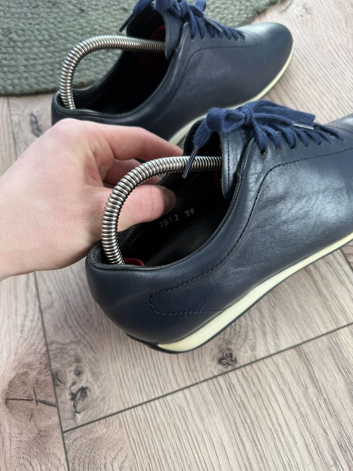 Prada × Vintage Vintage Prada formal shoes black Size US 6 / EU 39 - 8 Thumbnail