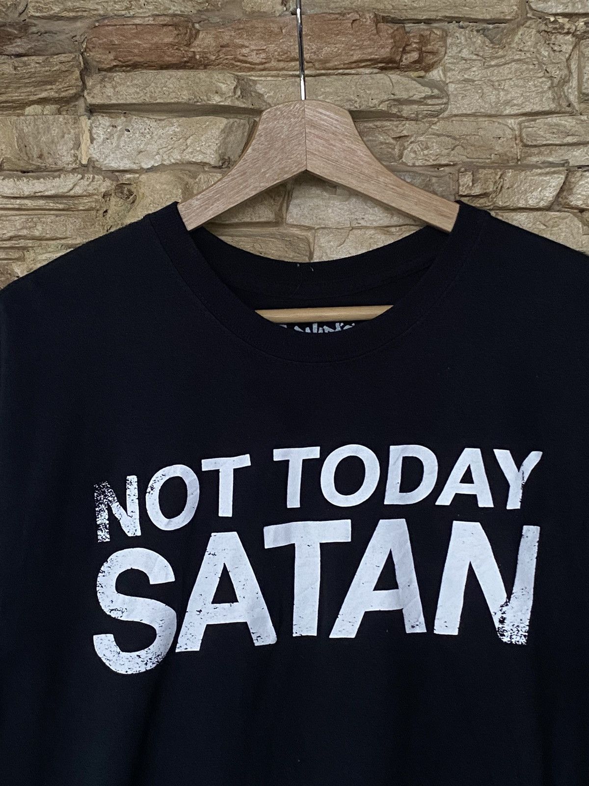 Band Tees Not Today Satan Spencers Tees Size US M / EU 48-50 / 2 - 2 Thumbnail