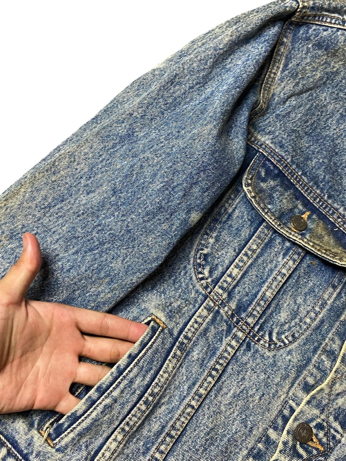 Japanese Brand × Vintage GL Heart Brand Crop Denim Jeans Jacket (124) Size US XXS / EU 40 - 4 Thumbnail
