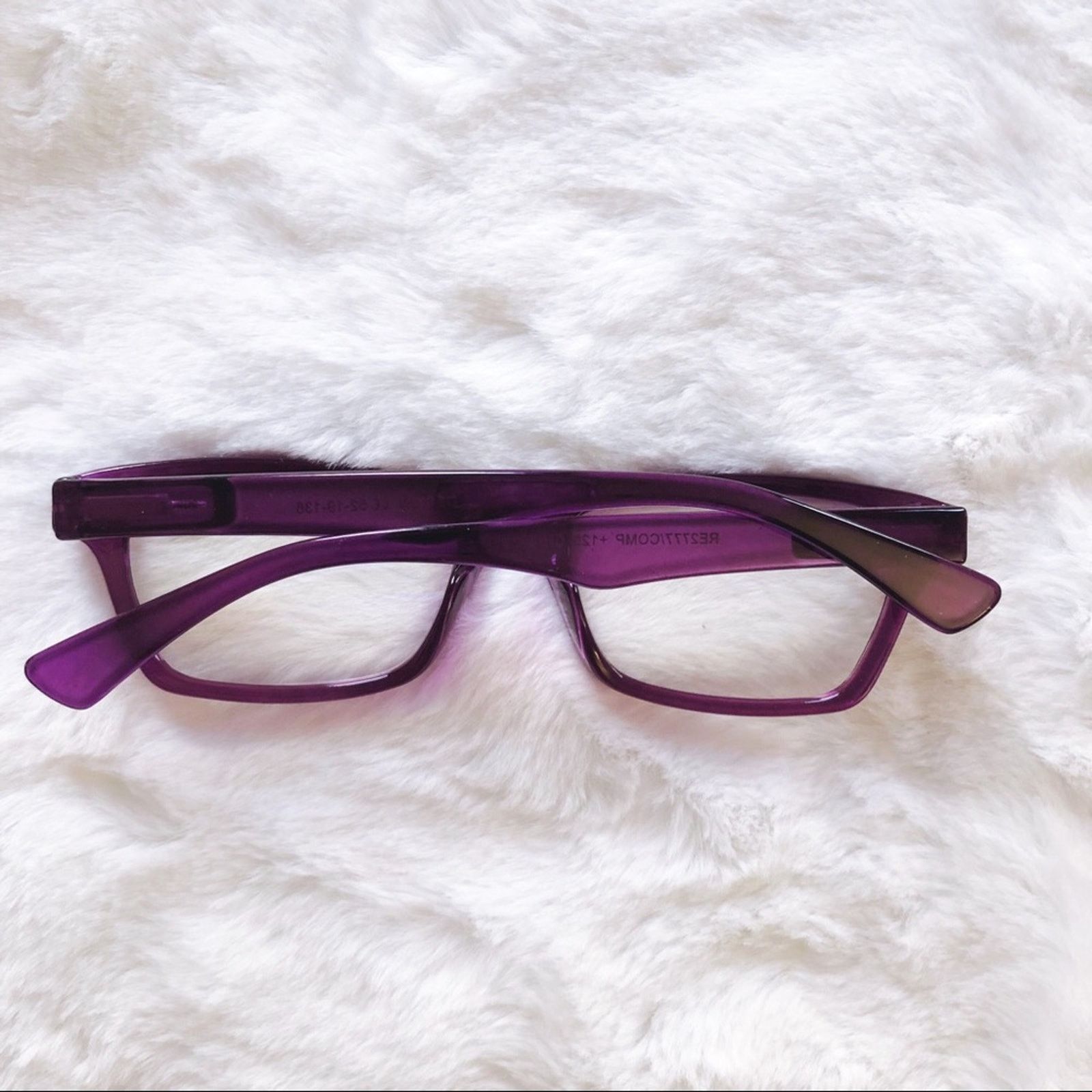 Other Ashley Purple Pattern Reader Blue Light Glasses Size ONE SIZE - 9 Thumbnail