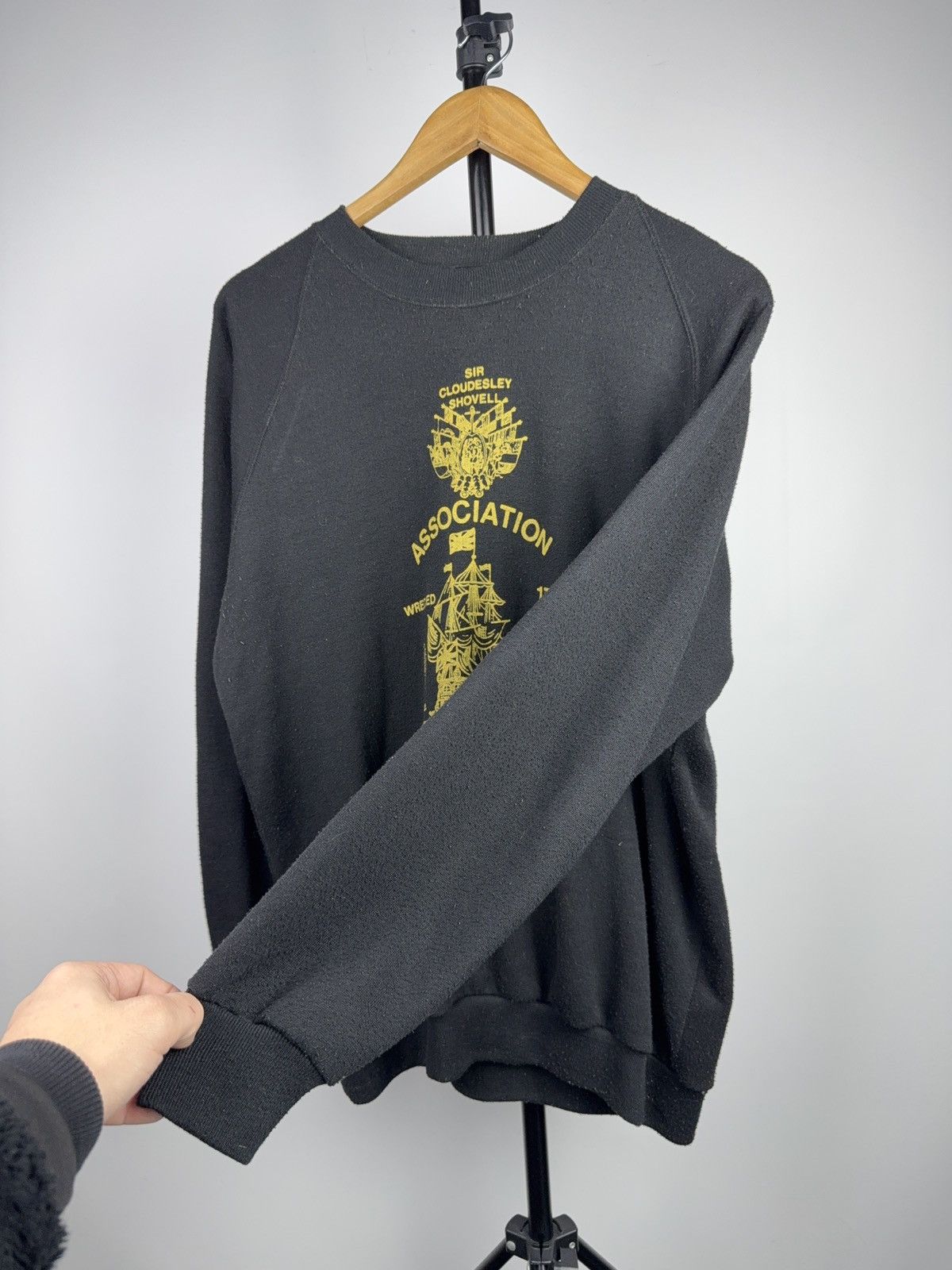 Vintage 80s Vintage UK Ship Crewneck 1707 Isles of Scilly Raglan Size US L / EU 52-54 / 3 - 5 Thumbnail