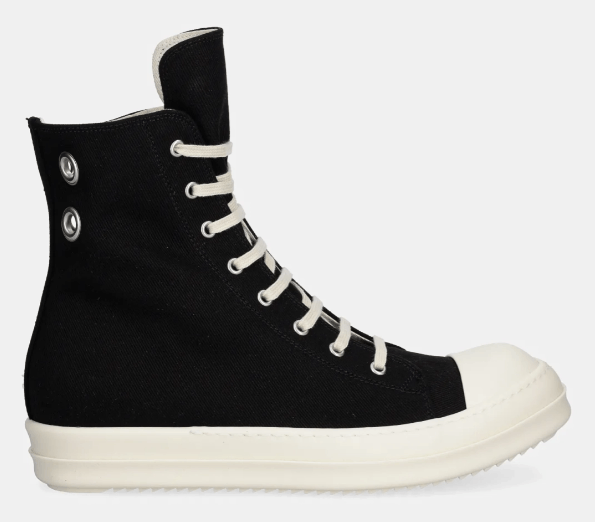 Rick Owens Drkshdw Rick Owens Drkshdw Ramones High Sneaks Size US 15 / EU 48 - 4 Thumbnail