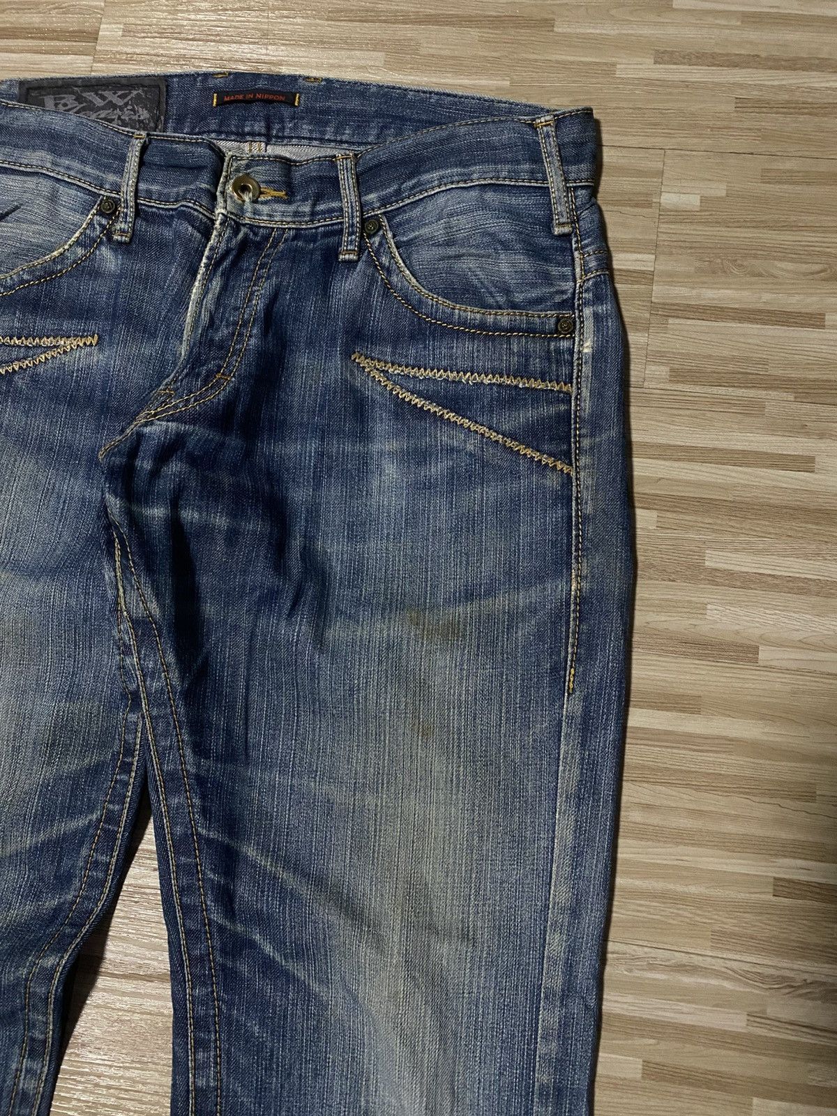 Japanese Brand 💥FLARE BLUEWAY JEANS💥 Size US 33 - 5 Thumbnail