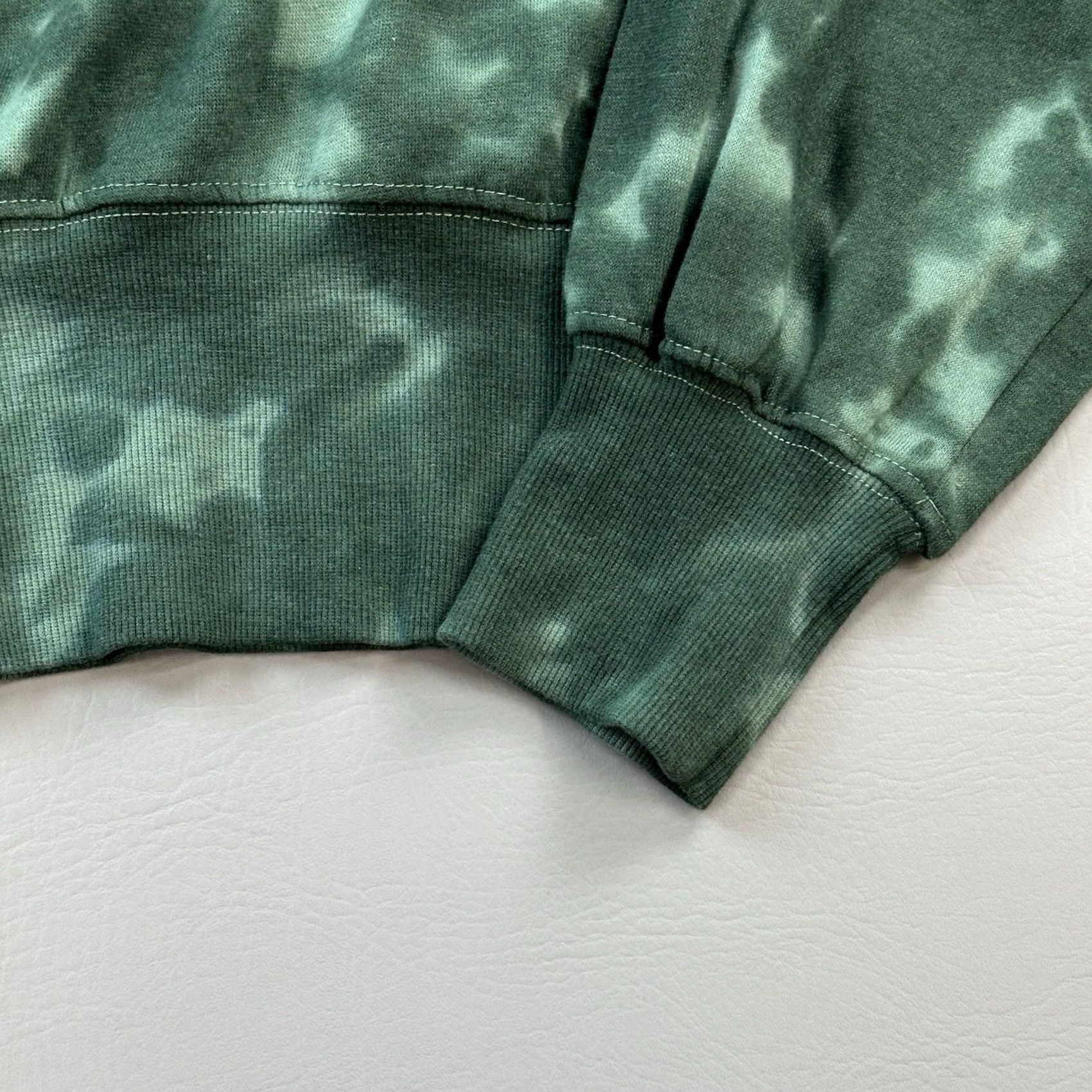 Vintage Keith Haring Sweatshirt Women’s 1X Green Tie Dye Wide Rib Crewneck Pullover NWT Size XL / US 12-14 / IT 48-50 - 6 Thumbnail