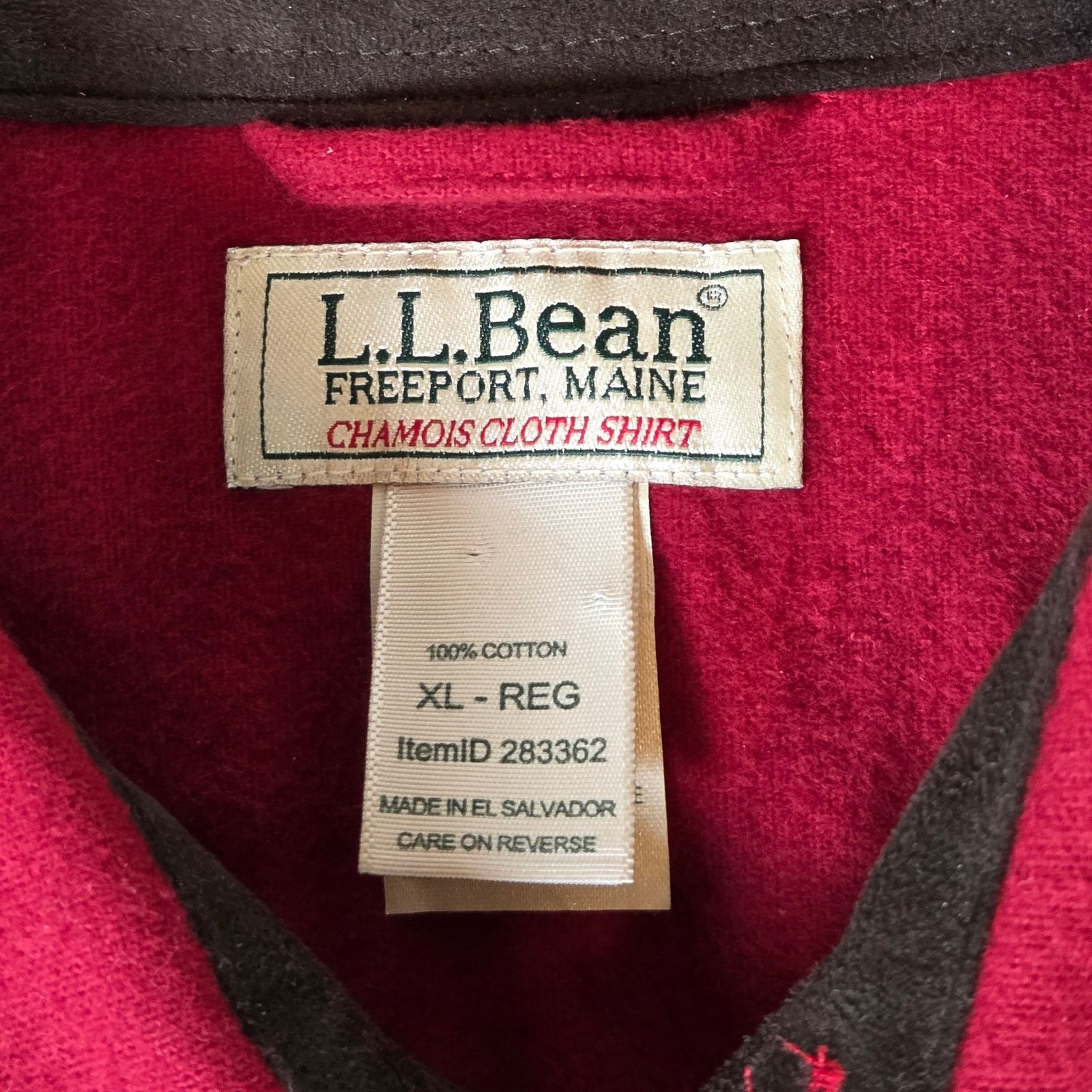 L.L. Bean L.L.Bean Chamois Cloth Shirt XL Quilted Elbow Patch Size US XL / EU 56 / 4 - 3 Thumbnail