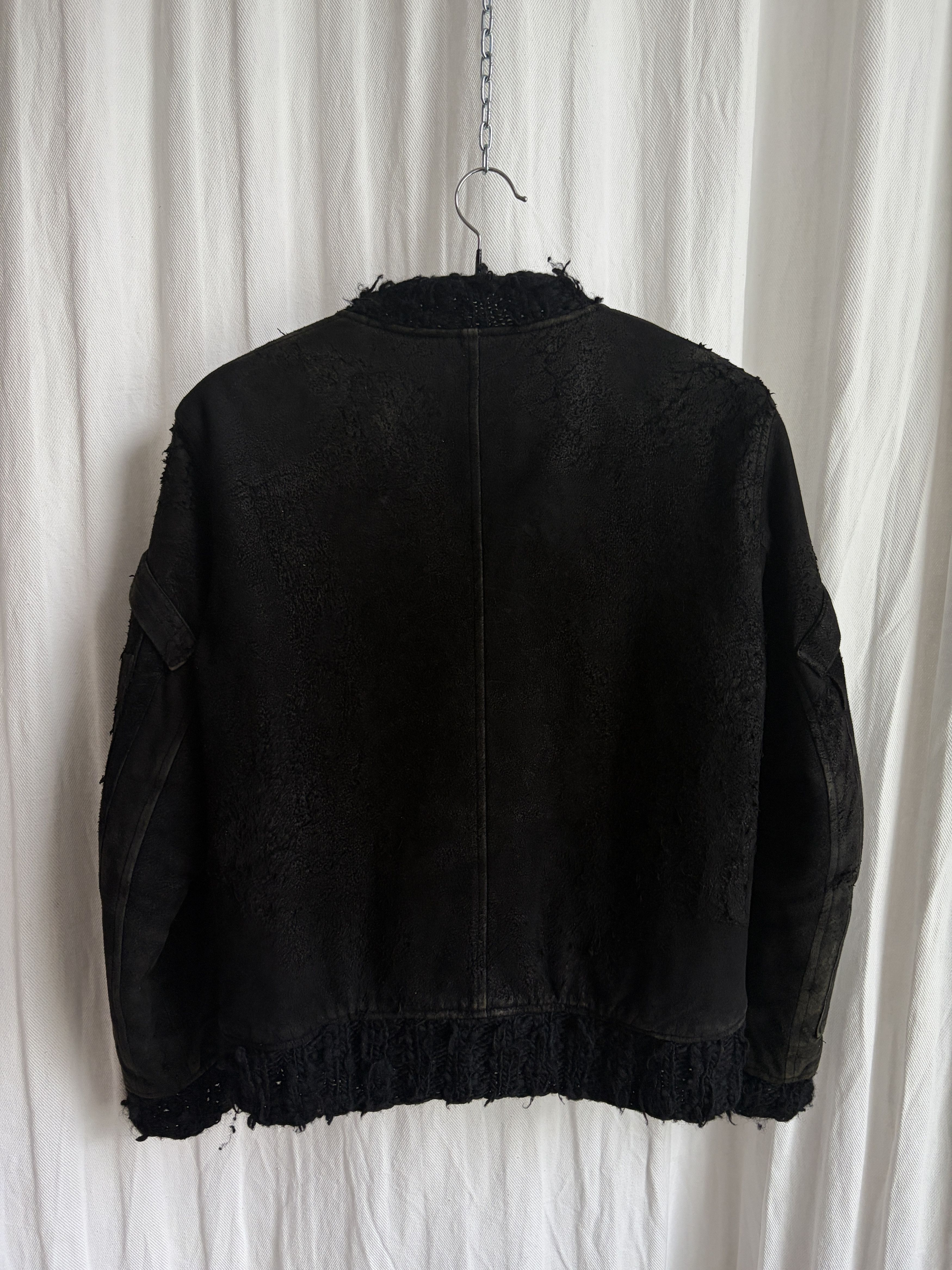 Undercover AW04 "But Beautiful" Blistered Distressed Lambskin Bomber Size US M / EU 48-50 / 2 - 2 Thumbnail