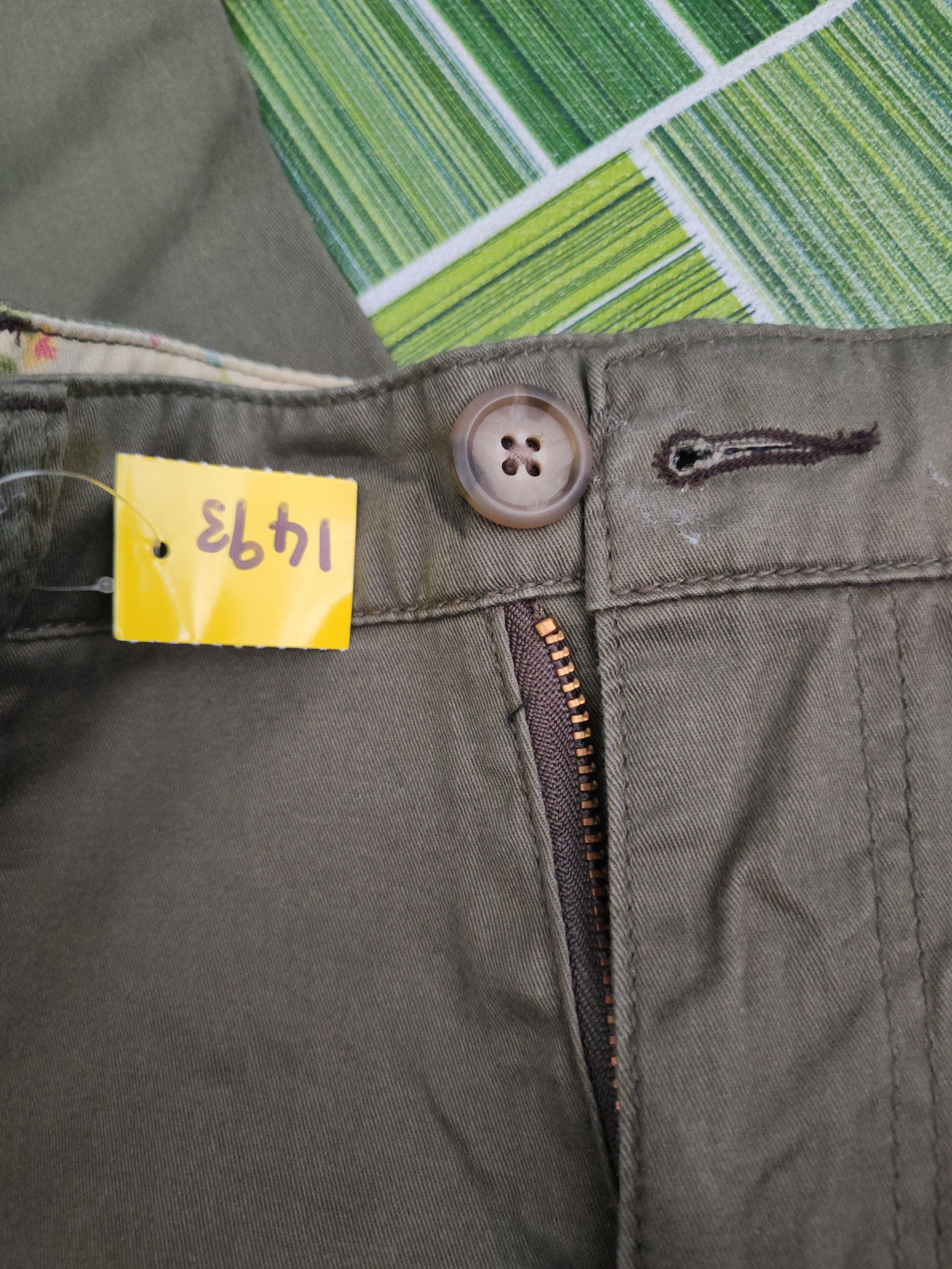 Japanese Brand DL Japanese Brand Olive Multipocket Cargo Pants #1493 Size 28" / US 6 / IT 42 - 13 Thumbnail