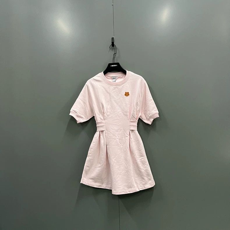 Kenzo KENZO Pink tiger head embroidered dress Size XS / US 0-2 / IT 36-38 - 1 Thumbnail