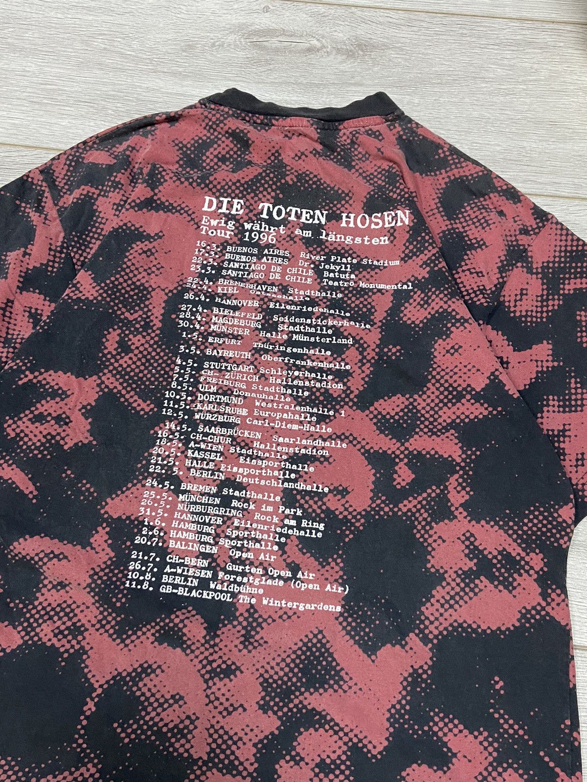 Band Tees Vintage 90s star Die Toten Hosen faces overprint hoodie Size US L / EU 52-54 / 3 - 8 Thumbnail