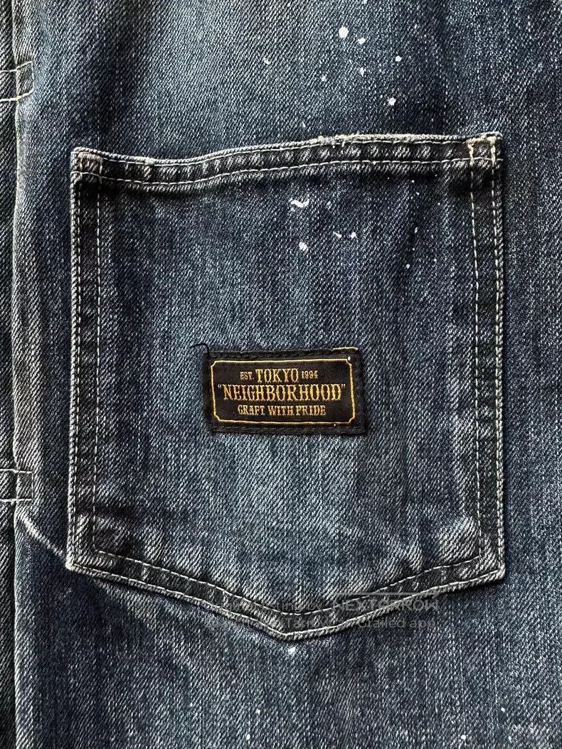 Neighborhood Neighborhood Cowhide Jacket Denim Jacket Denim Blazer Size US L / EU 52-54 / 3 - 3 Thumbnail